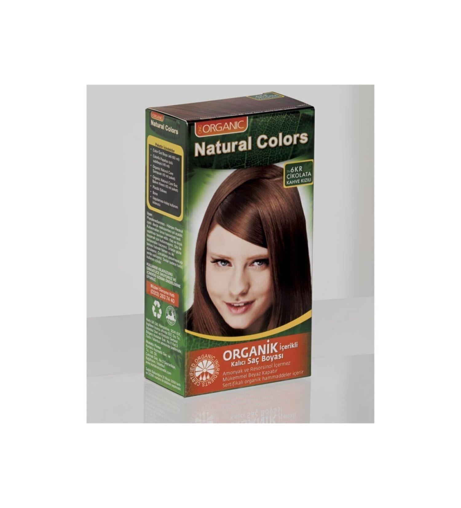 Organic Natural Colors Natural Colors 6kr Chocolate Brown Organic Hair Dye