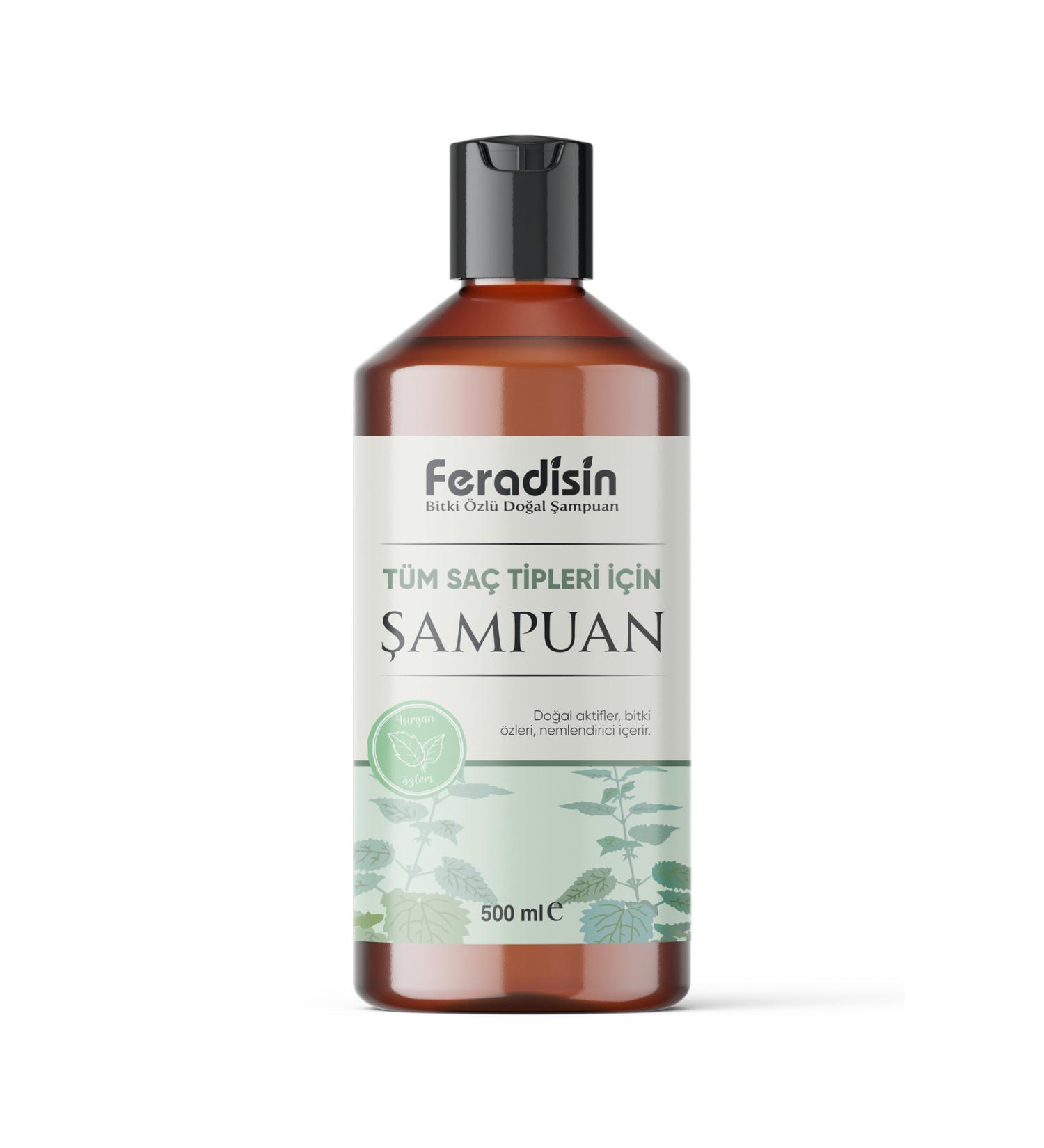Feradisin Shampoo for All Hair Types 500 Ml. Gimdes Halal Certified