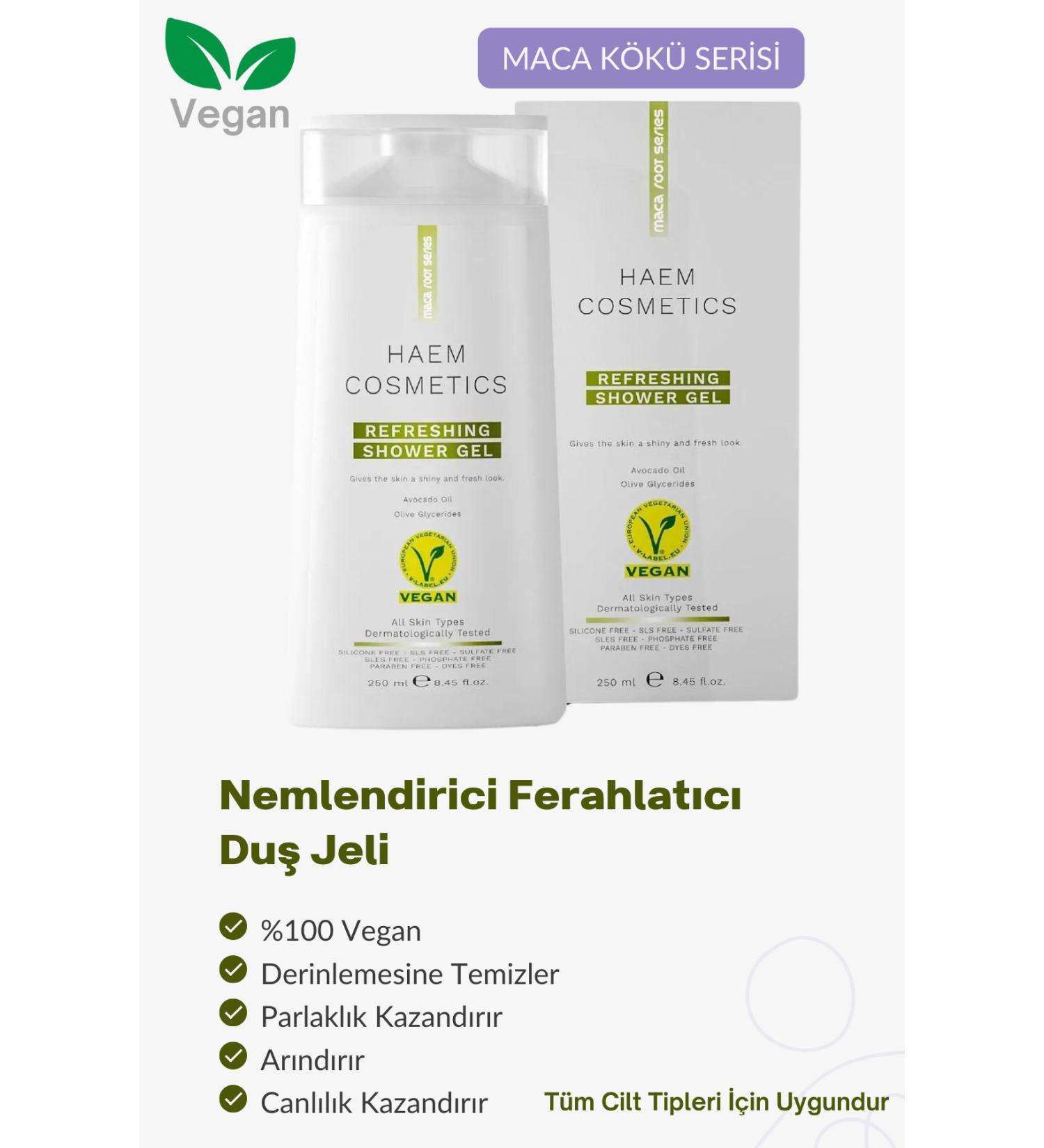 Haem Cosmetics Vegan Refreshing and Invigorating Shower Gel 250 ml