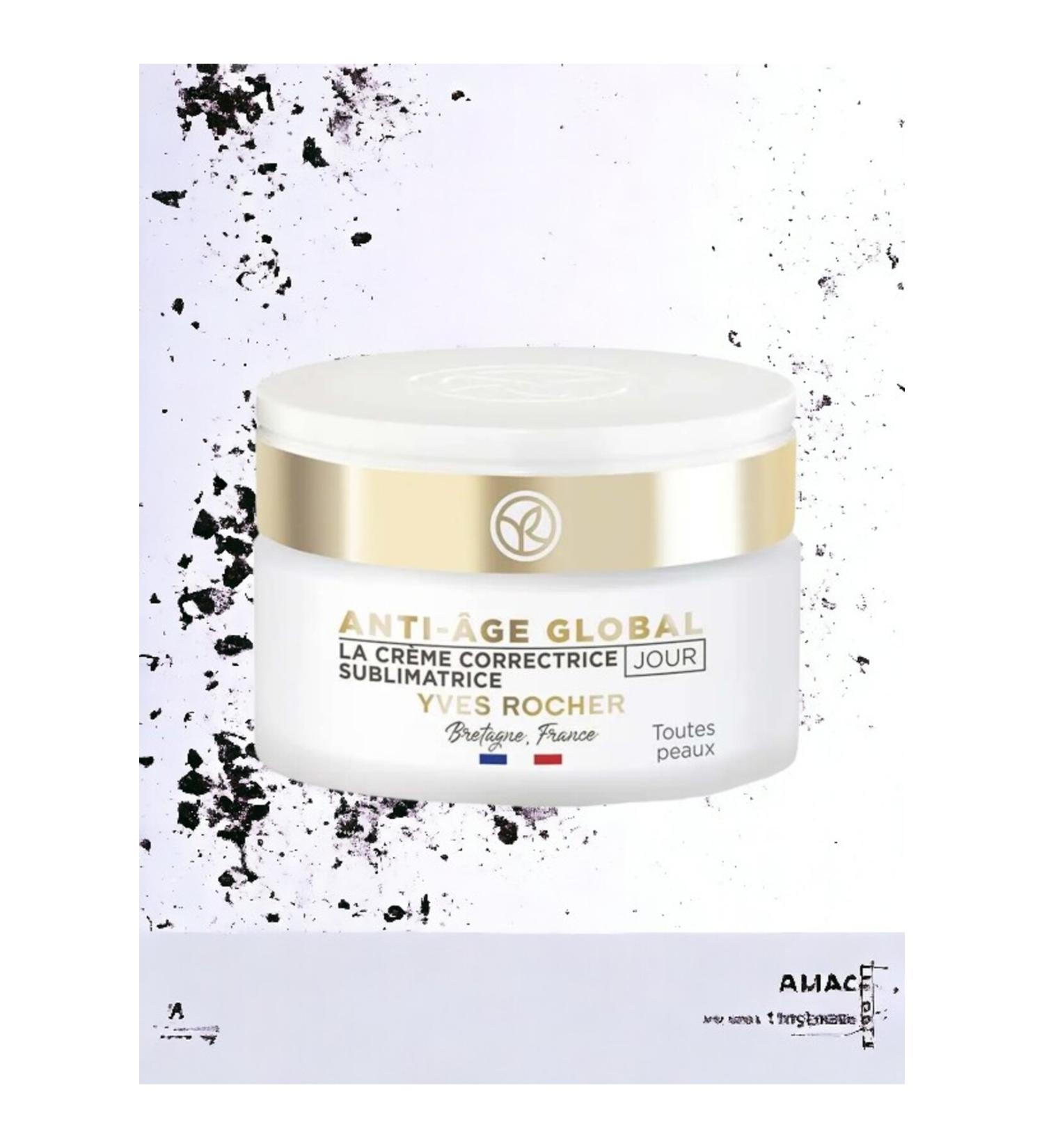 Yves Rocher Day Cream - Regenerating Anti-Aging Herbal Stem Cell Care / Anti-Age Global - Buy Online on GoSupps.com