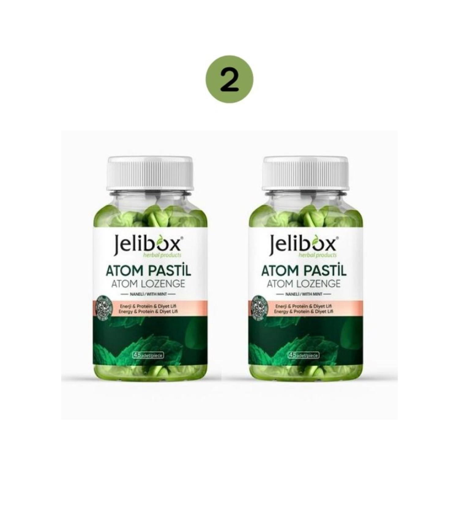 jelibox Atom Pastil Energy Pastil Eucalyptus Mint Cinnamon Orange 2 PCS