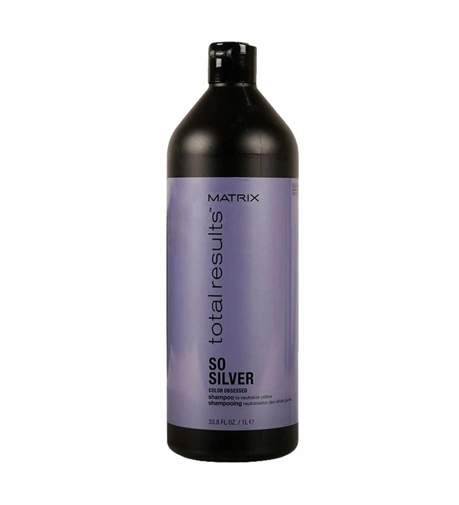 Matrix Color Obsessed So Silver Nourishing Purple Shampoo for Light Blonde Hair 1000ml SED459466464646