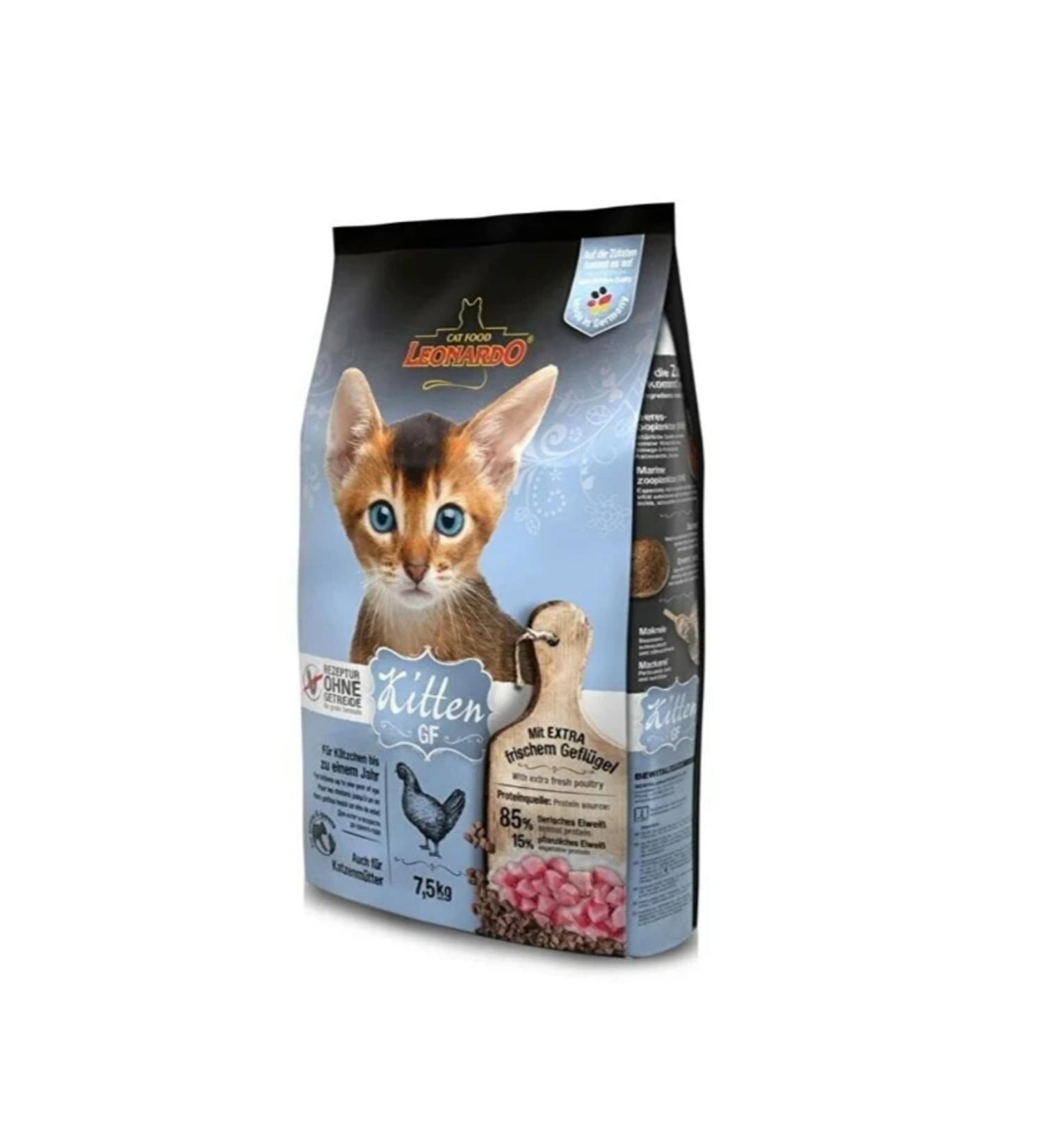 LEONARDO Kitten Gf Grain-Free Kitten Cat Food 7.5kg 757925