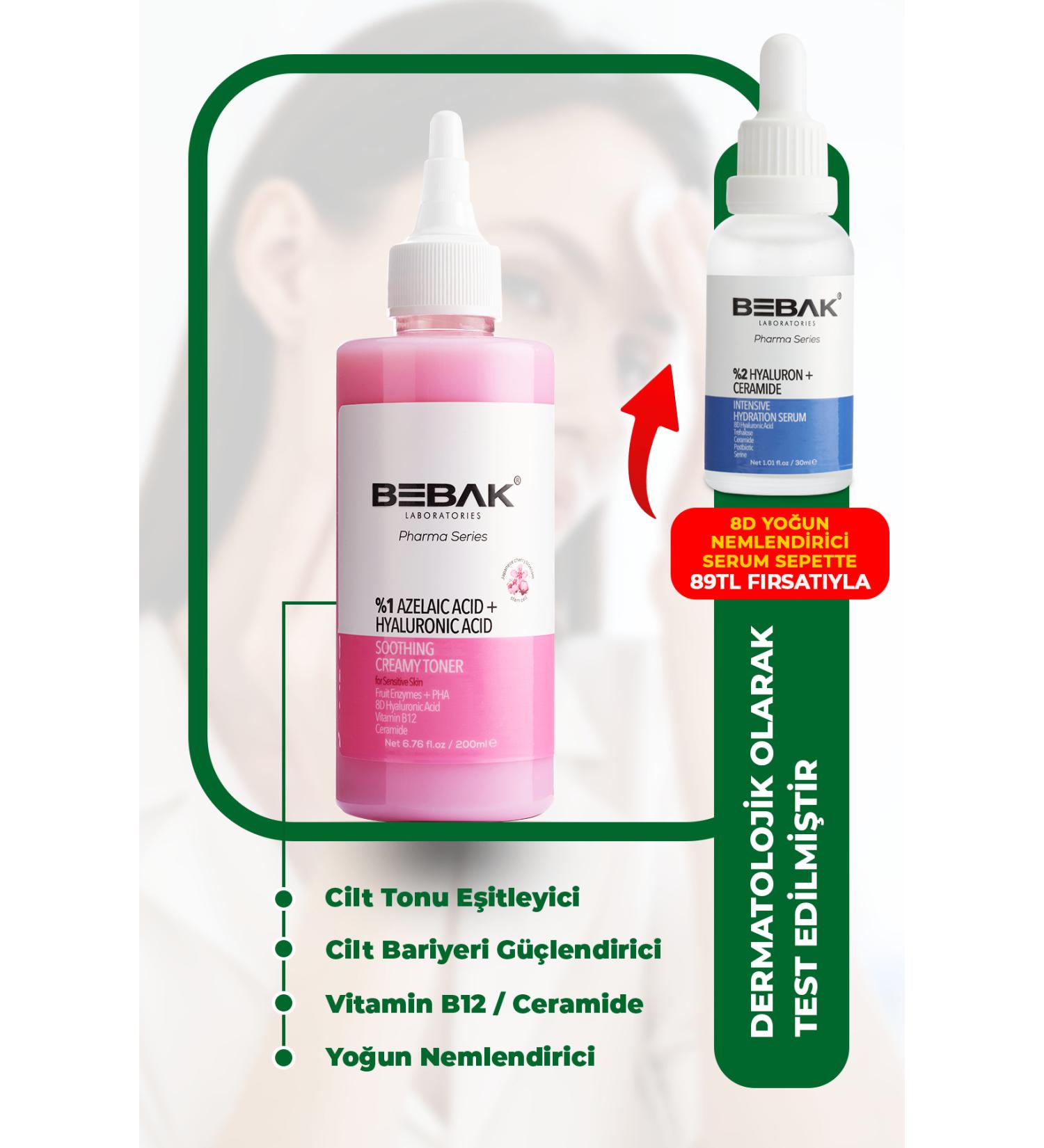 Bebak Pharma Sensitive Skin Tone Equalizer Barrier Strengthener Purifying Tonic 200 ml - Buy Online on GoSupps.com