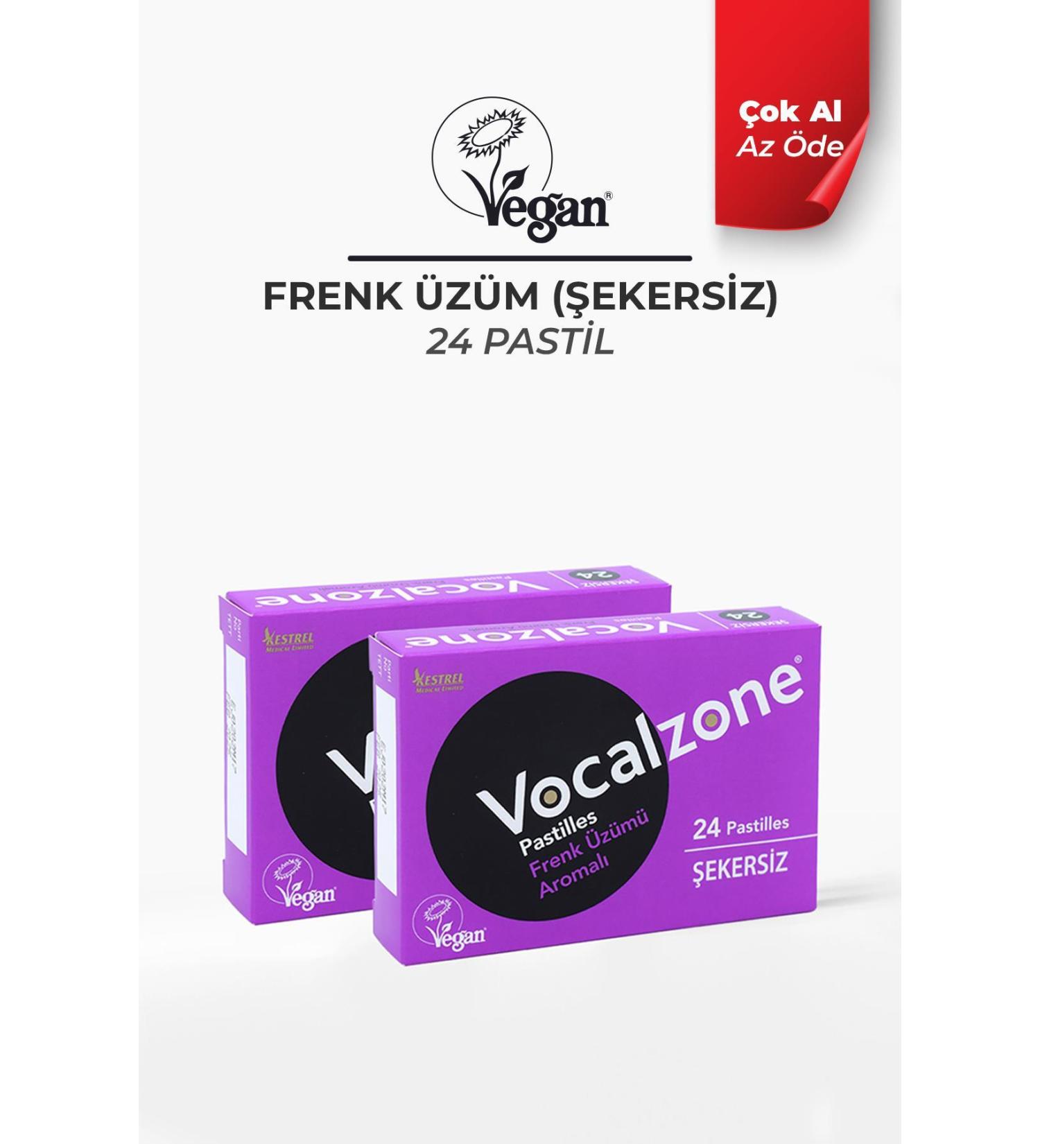 Vocalzone Blackcurrant (SUGAR FREE) Pastille 24 2-Pack - Buy Online on GoSupps.com
