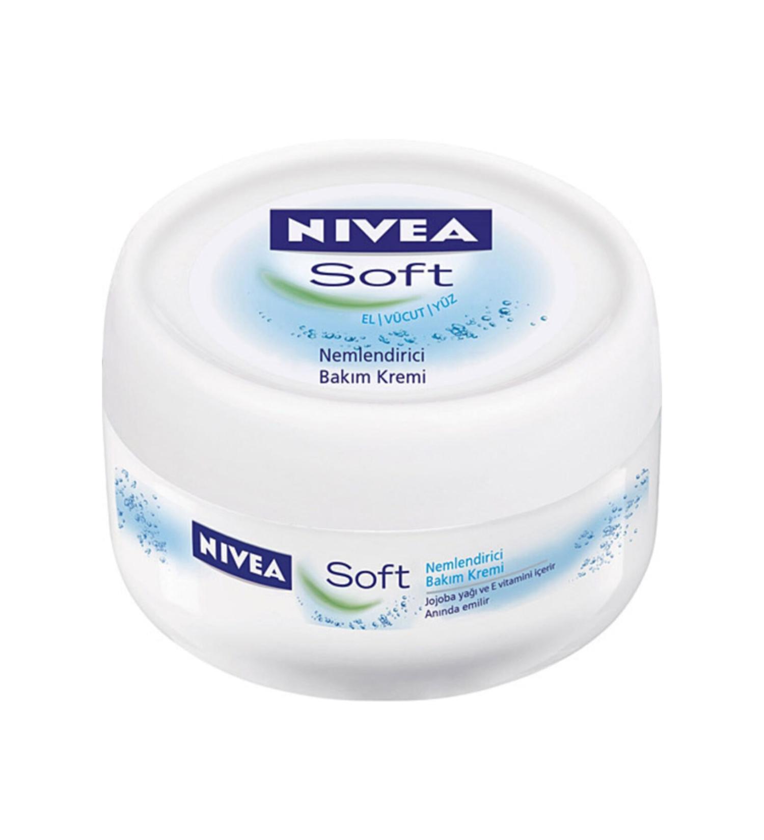 NIVEA Soft 100 Ml Moisturizing Care Cream