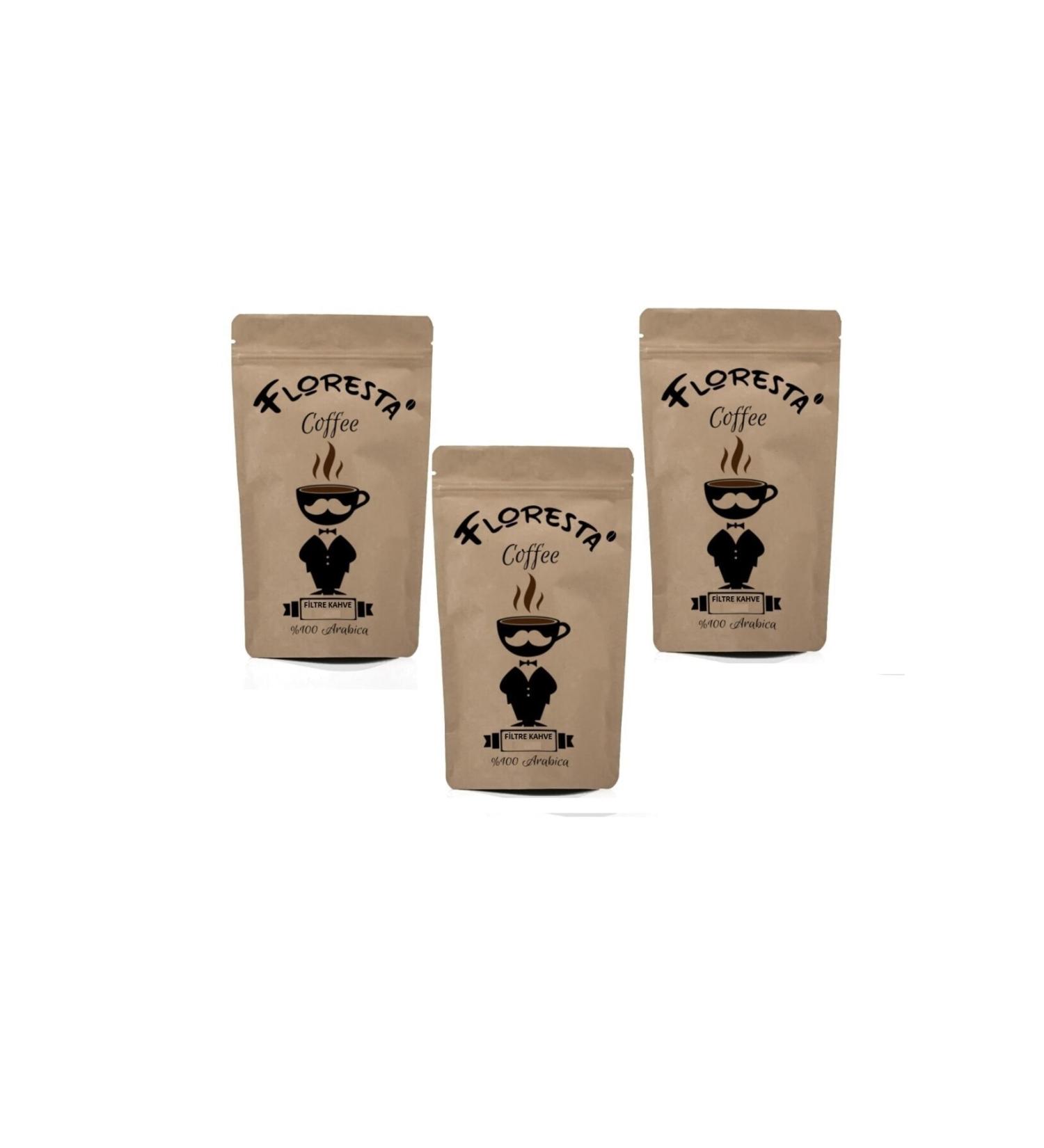 Floresta 3-Piece Plain Filter Coffee 250 Gr