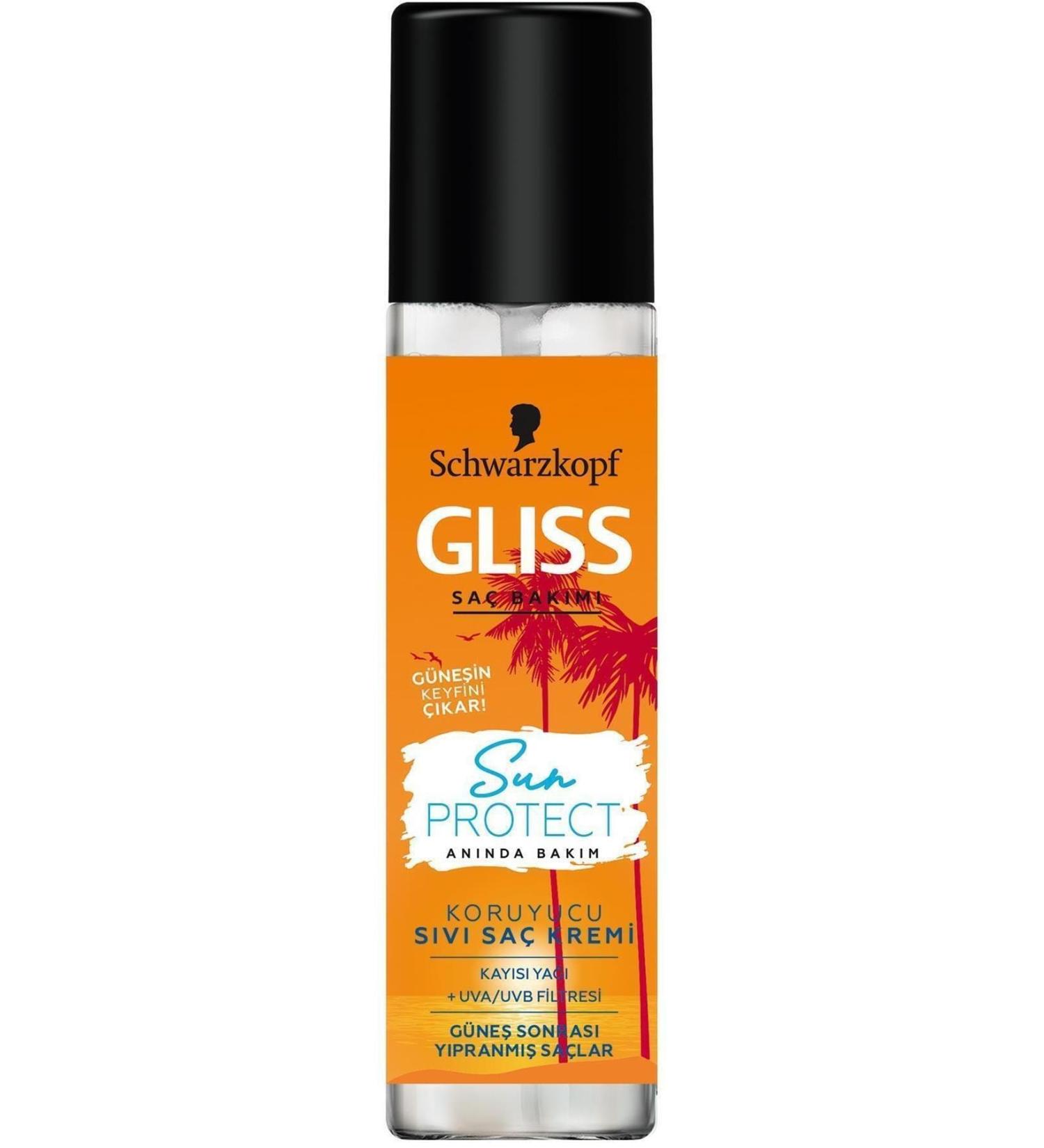 Gliss Sun Protect Liquid Hair Conditioner 200 Ml