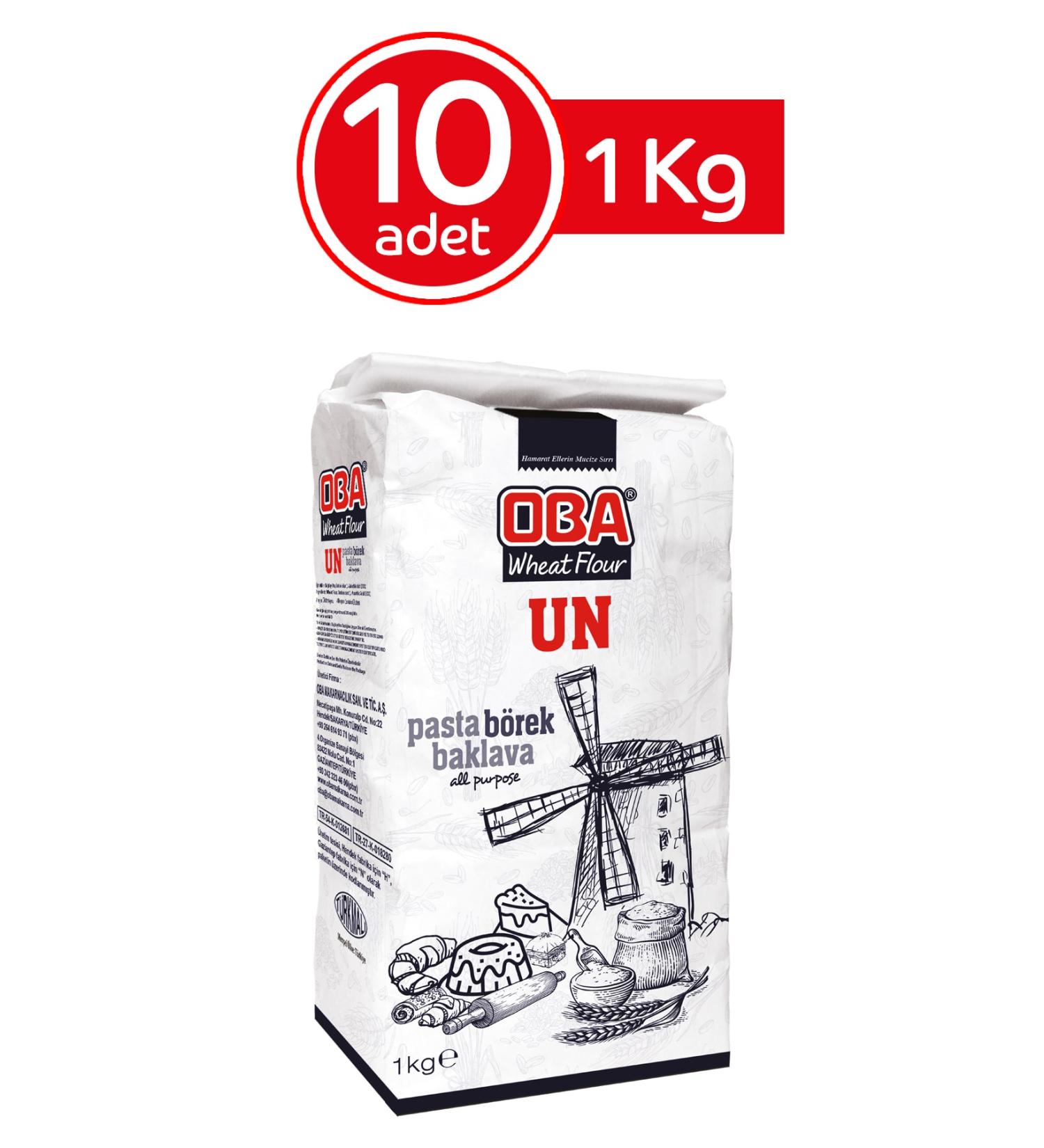 Oba Pasta Flour 1 Kg (Pack of 10)