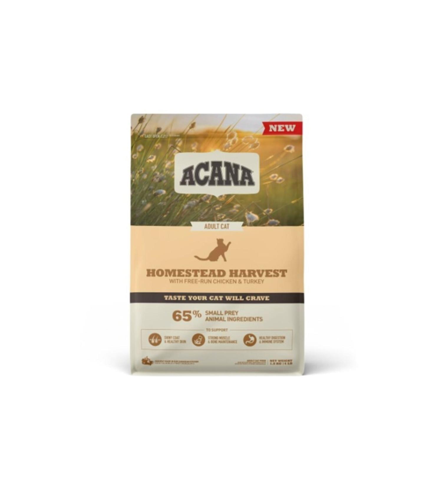 Acana Homestead Harvest Adult Cat Food 1.8kg
