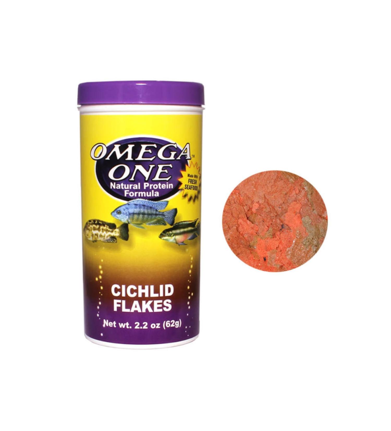 OMEGA ONE Cichlid Flakes 62g