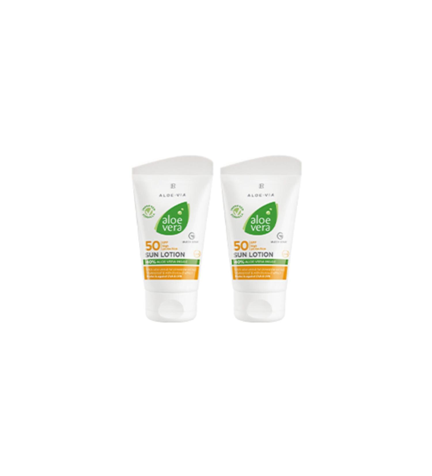 LR Sunscreen Lotion Spf50 Set of 2 Aloe Vera