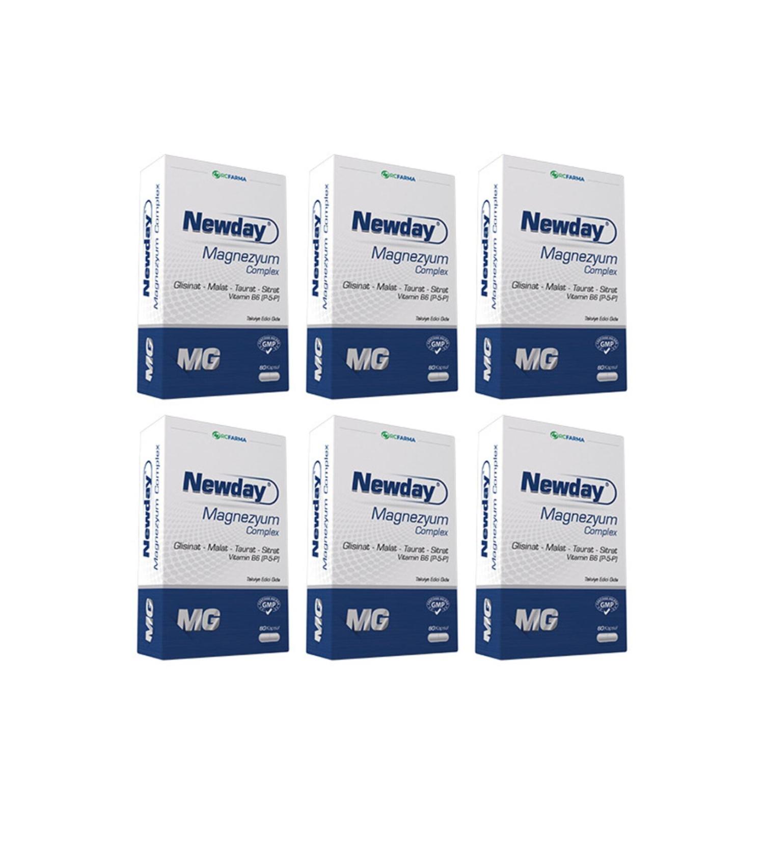 newday Magnesium Complex 6x - Buy Online on GoSupps.com