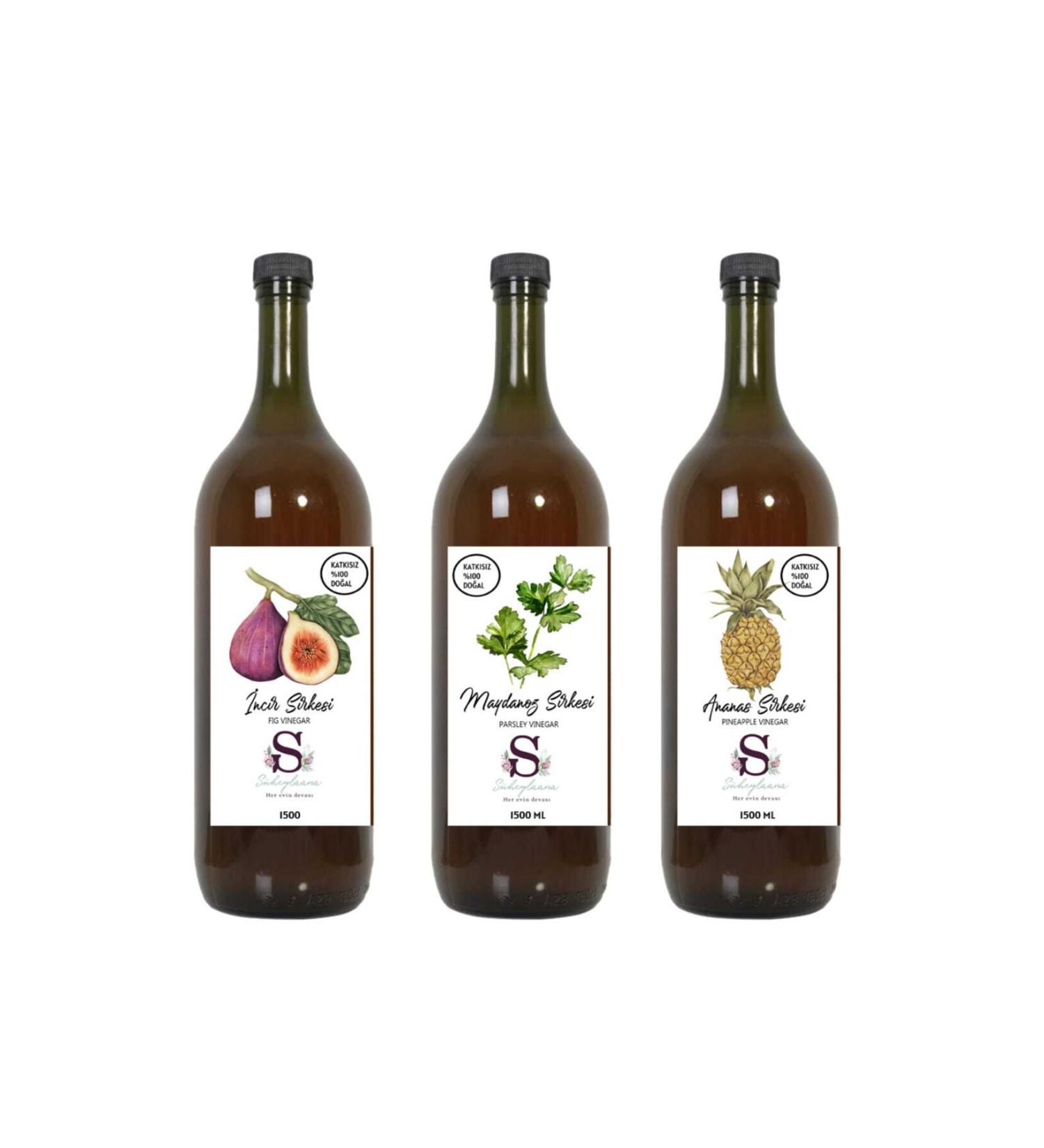 S heylaana Natural Pineapple Fig and Parsley Vinegar 1500 Ml