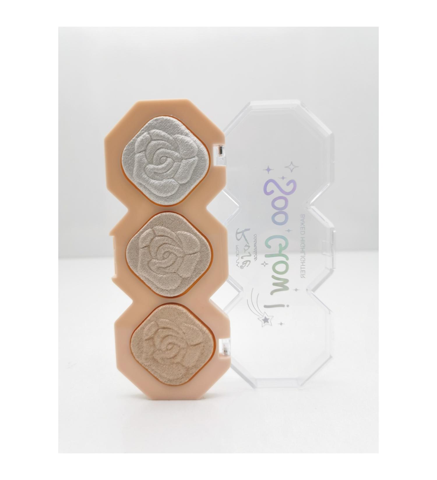 Roesia Rose Cosmetics Rose Soo Glow 3-Pack Illuminating Palette - Highlighter - Buy Online on GoSupps.com