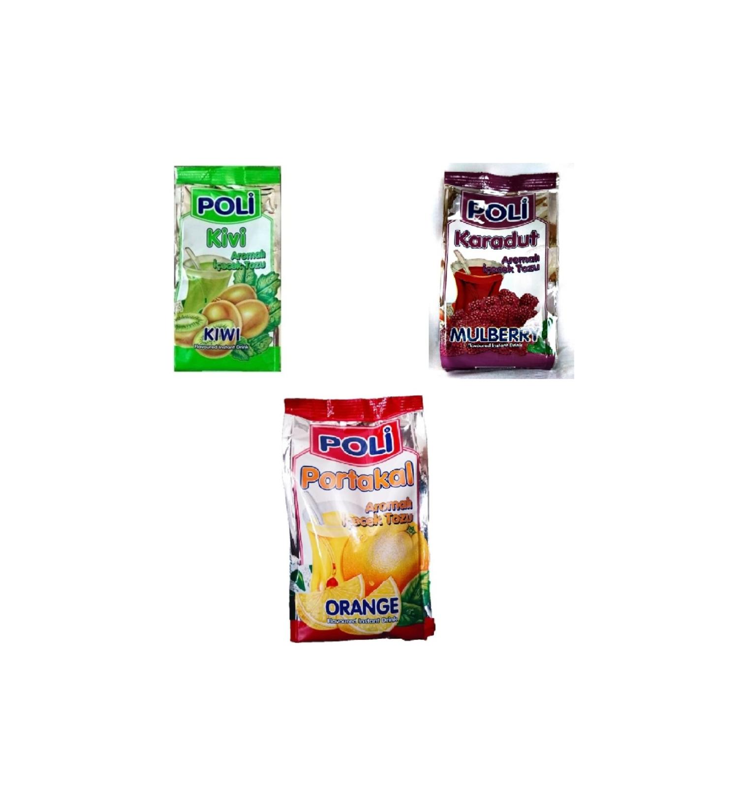 POL Poli Orange + Poli Kiwi + Poli Black Mulberry 3-pack advantage