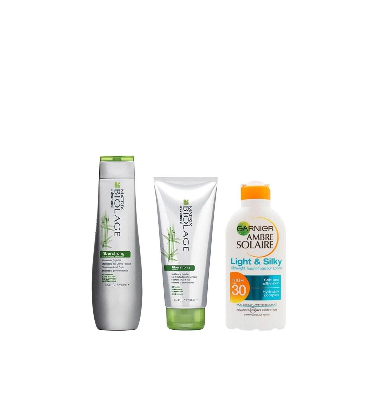 Biolage Fiberstrong Strengthening Hair Care Conditioner and Shampoo for Damaged Easily Breakable Hair SED46463333