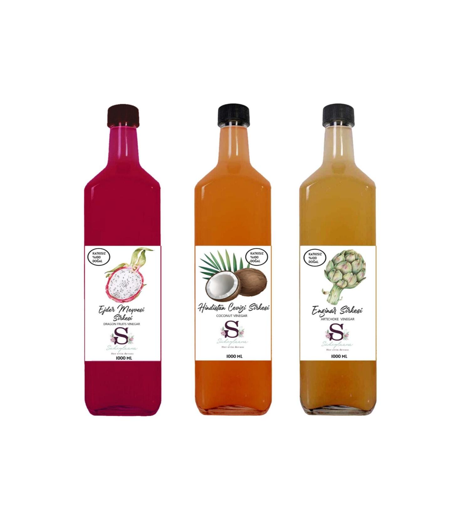 Suheylaana Natural Dragon Fruit Coconut and Artichoke Vinegar 1000 ml