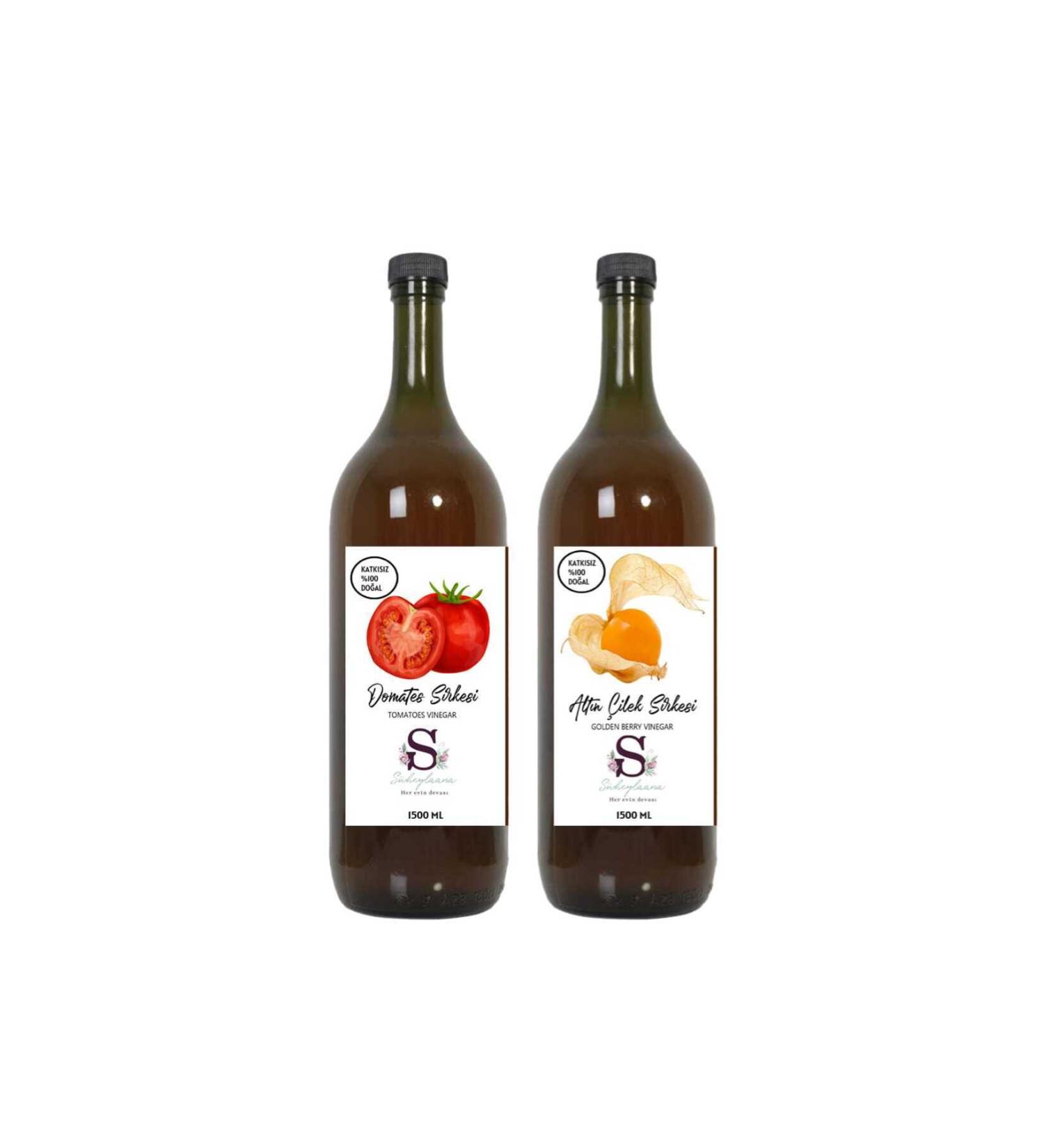 Suheylaana Natural Tomato Vinegar 1500 Ml - Natural Goldenberry Vinegar 1500 Ml