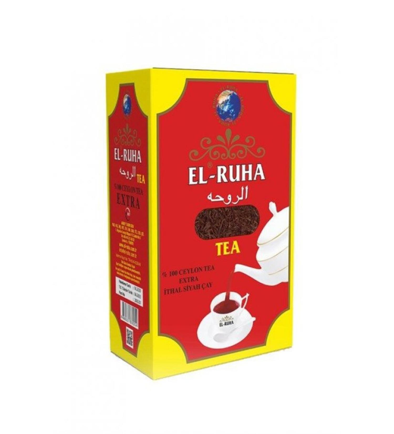 EL-RUHA Imported Tea 800 gr Ceylon Tea 100% Extra Imported Black Tea 800 Gr"