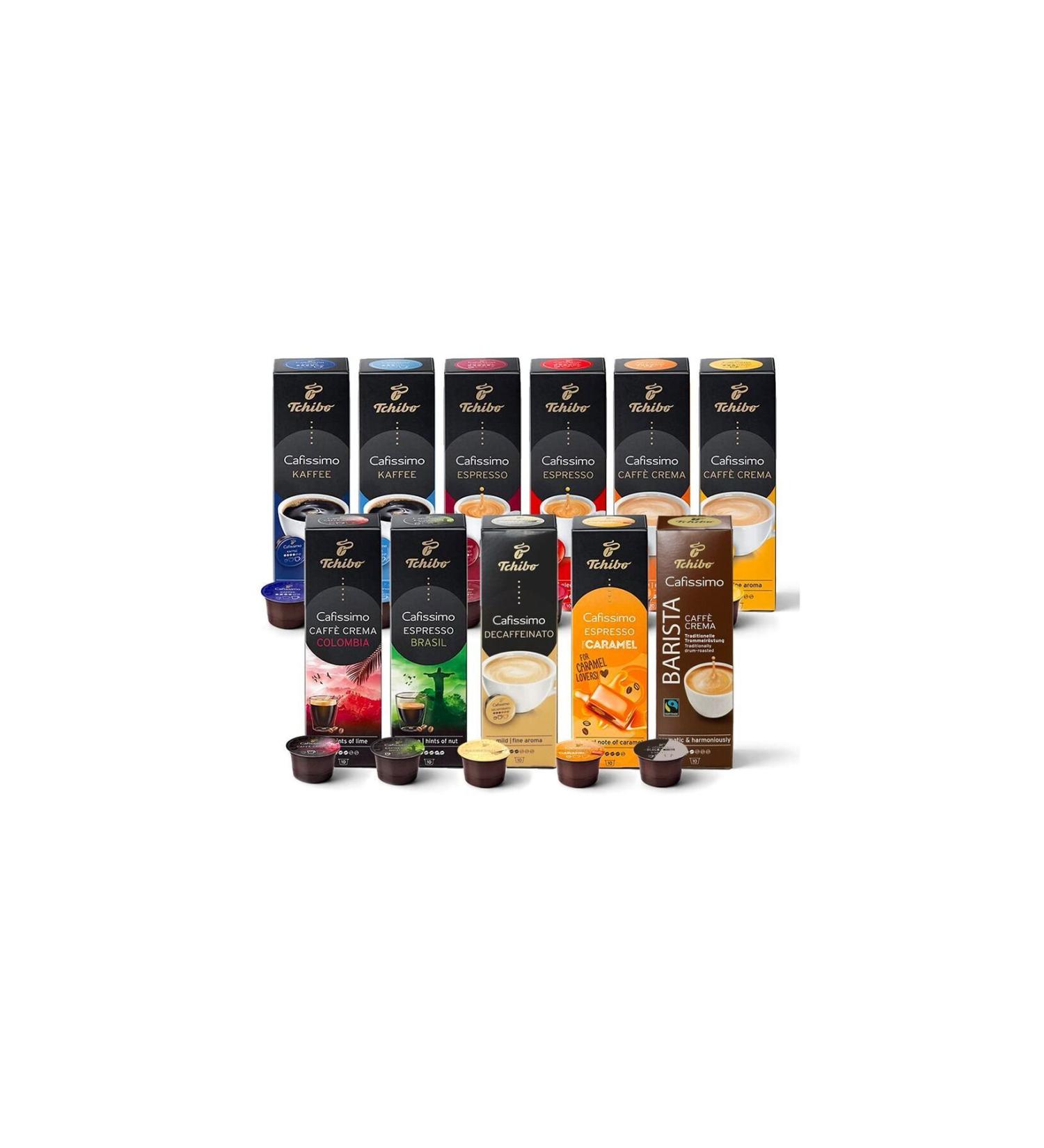 Tchibo Cafissimo Tasting Set Different Types 110 Pieces (11x10 Coffee Capsules) ST - Buy Online on GoSupps.com