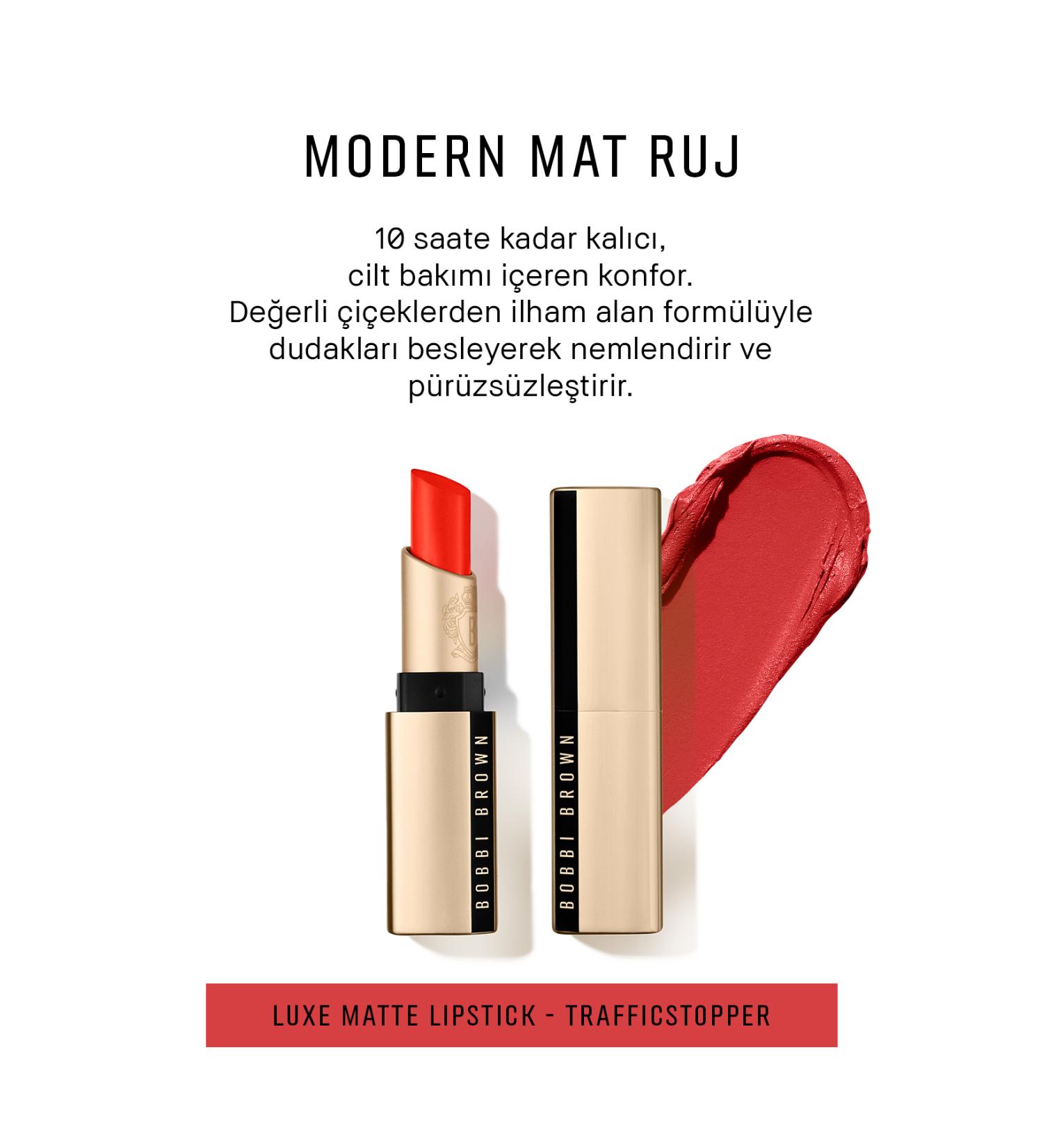 Bobbi Brown 10 HOUR LASTING CREAMY LUXE MATTE LIPSTICK - TRAFFIC STOPPER PSSN309