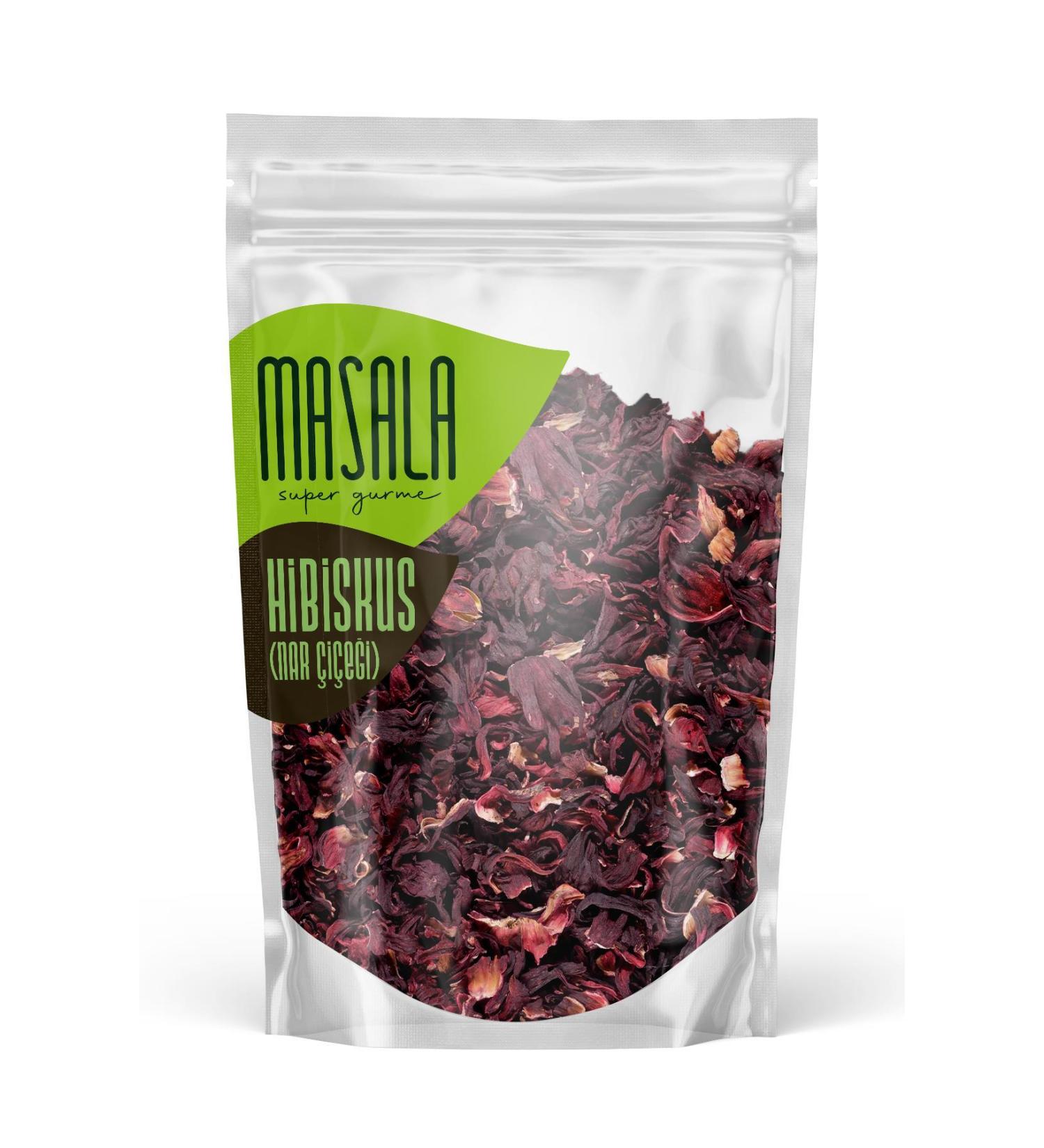 Super Gourmet Masala Hibiscus - Pomegranate Flower 250 gr -Hibiscus