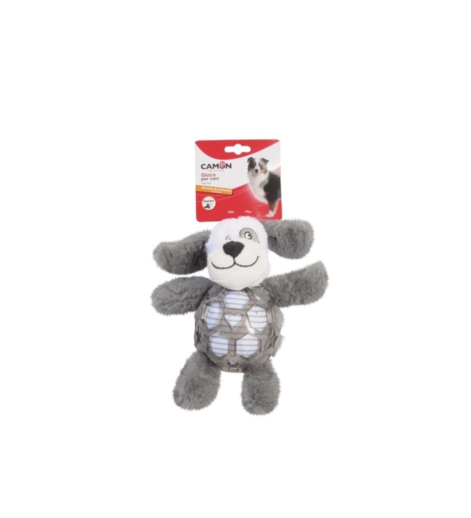 Camon Dogs Plush and Squeaky TPR Elephant and Puppy