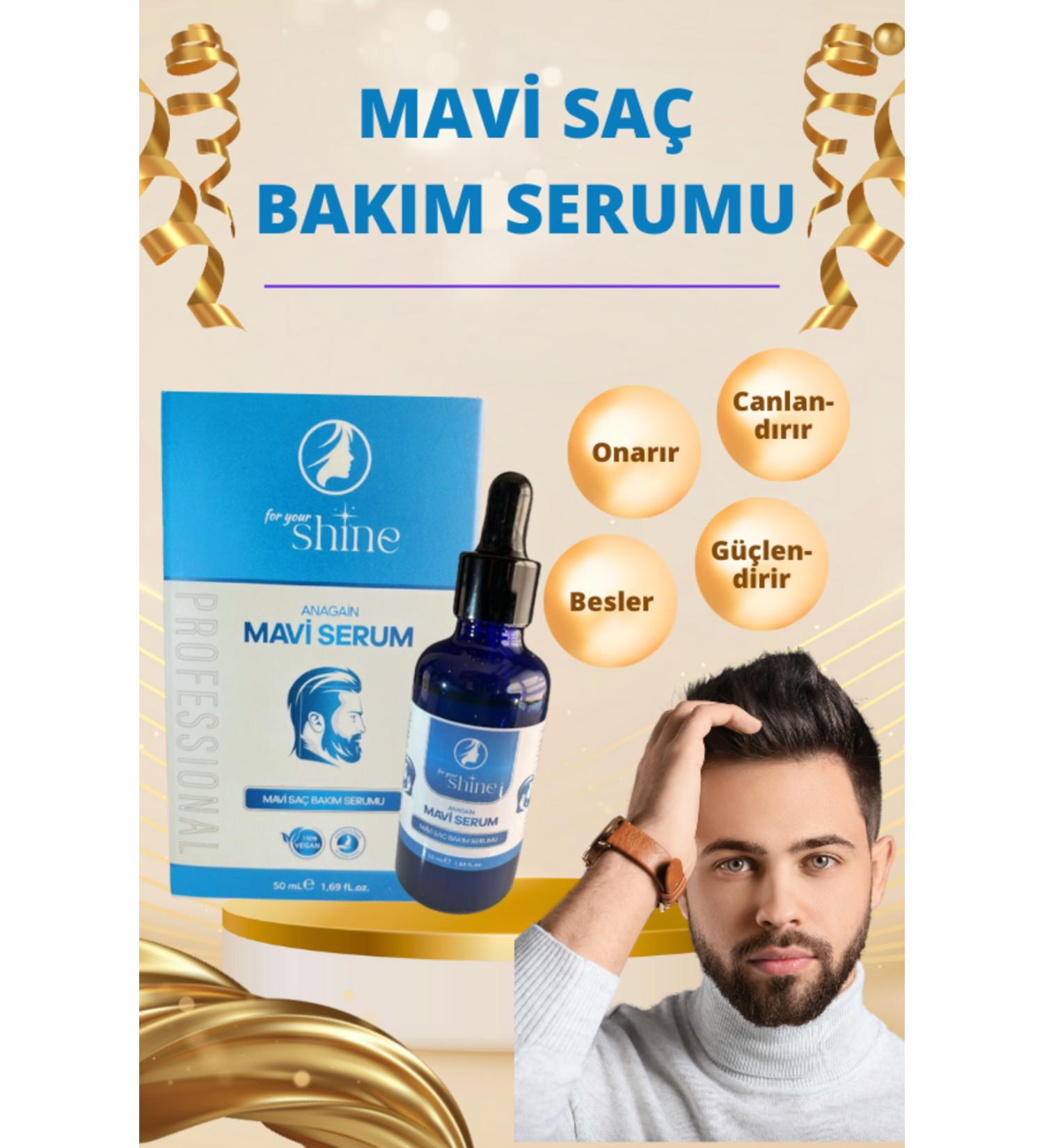 For Your Shine HAIR NOURISHING AND REPAIRING BLUE SERUM 50 ML