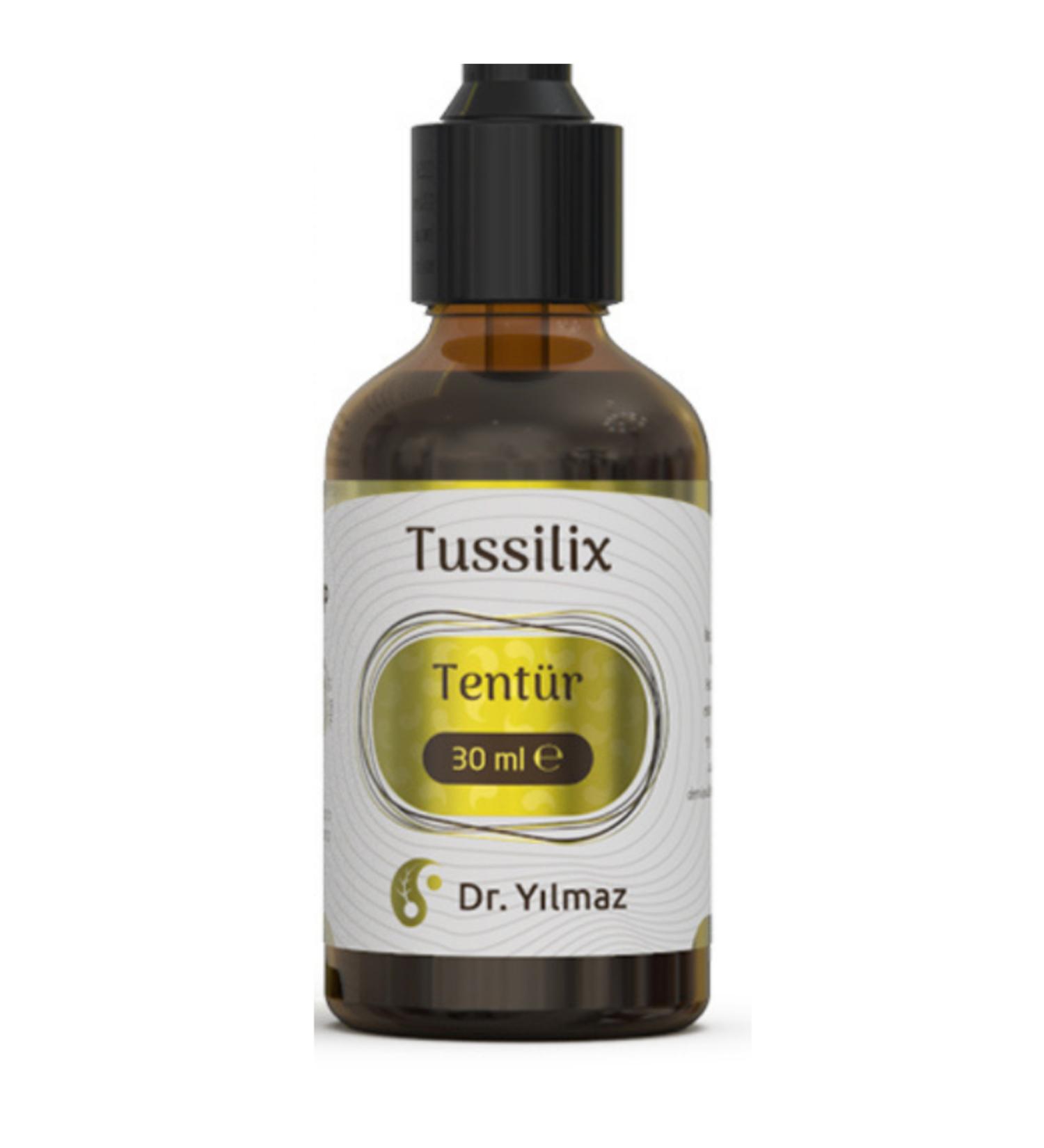 Dr. Yilmaz Tussilix Tincture herb thyme plantain primrose