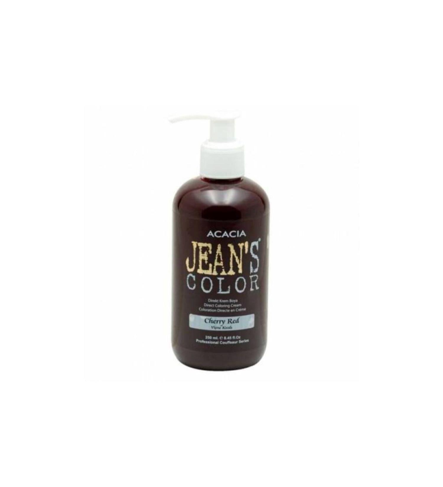 Acacia Jeans Color Ammonia-Free Water-Based Temporary Hair Dye 250ml Cherry Red - Buy Online on GoSupps.com