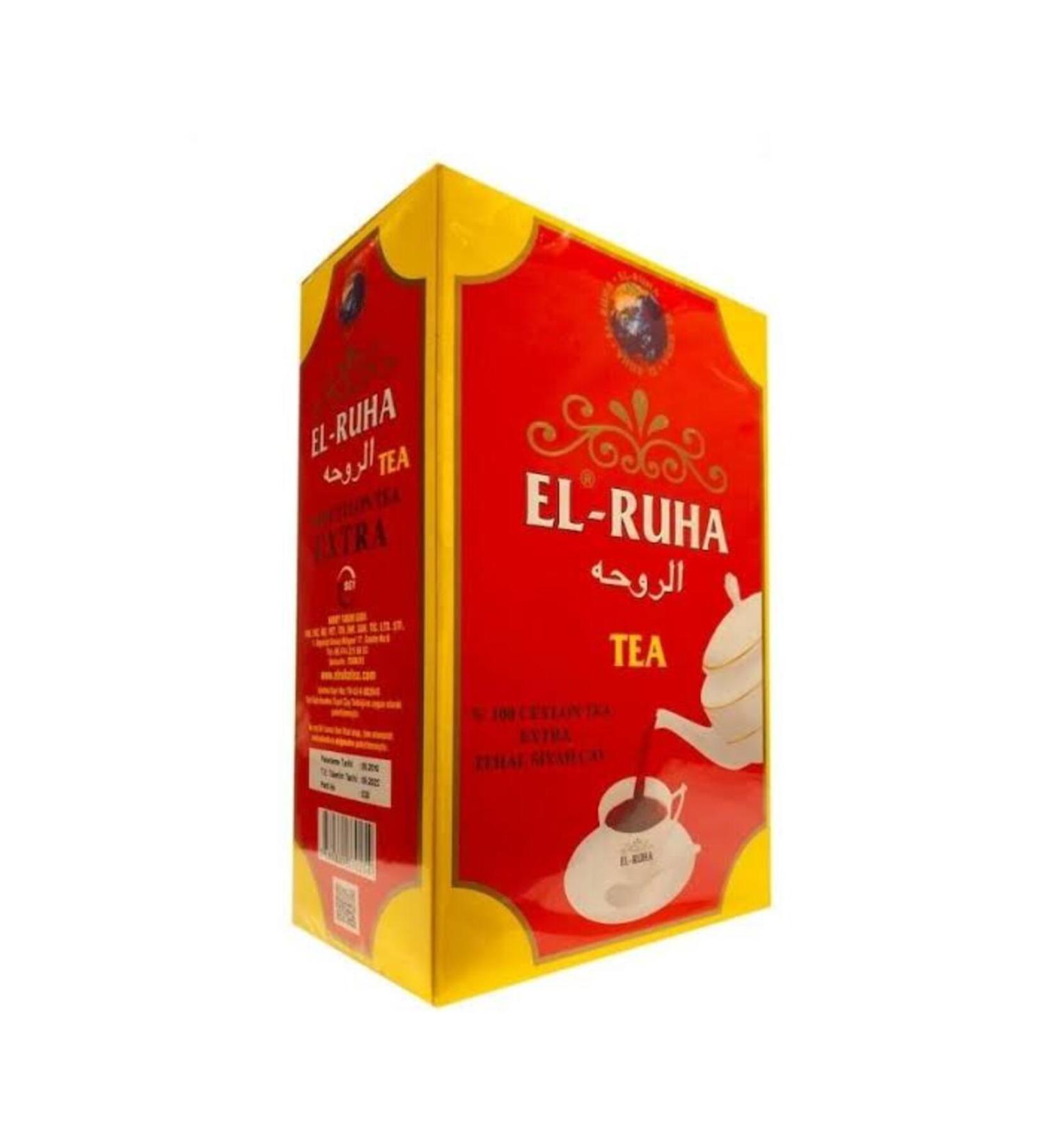 EL-RUHA El Ruha Ceylon Tea 100% Extra Imported Black Tea 800 Gr"