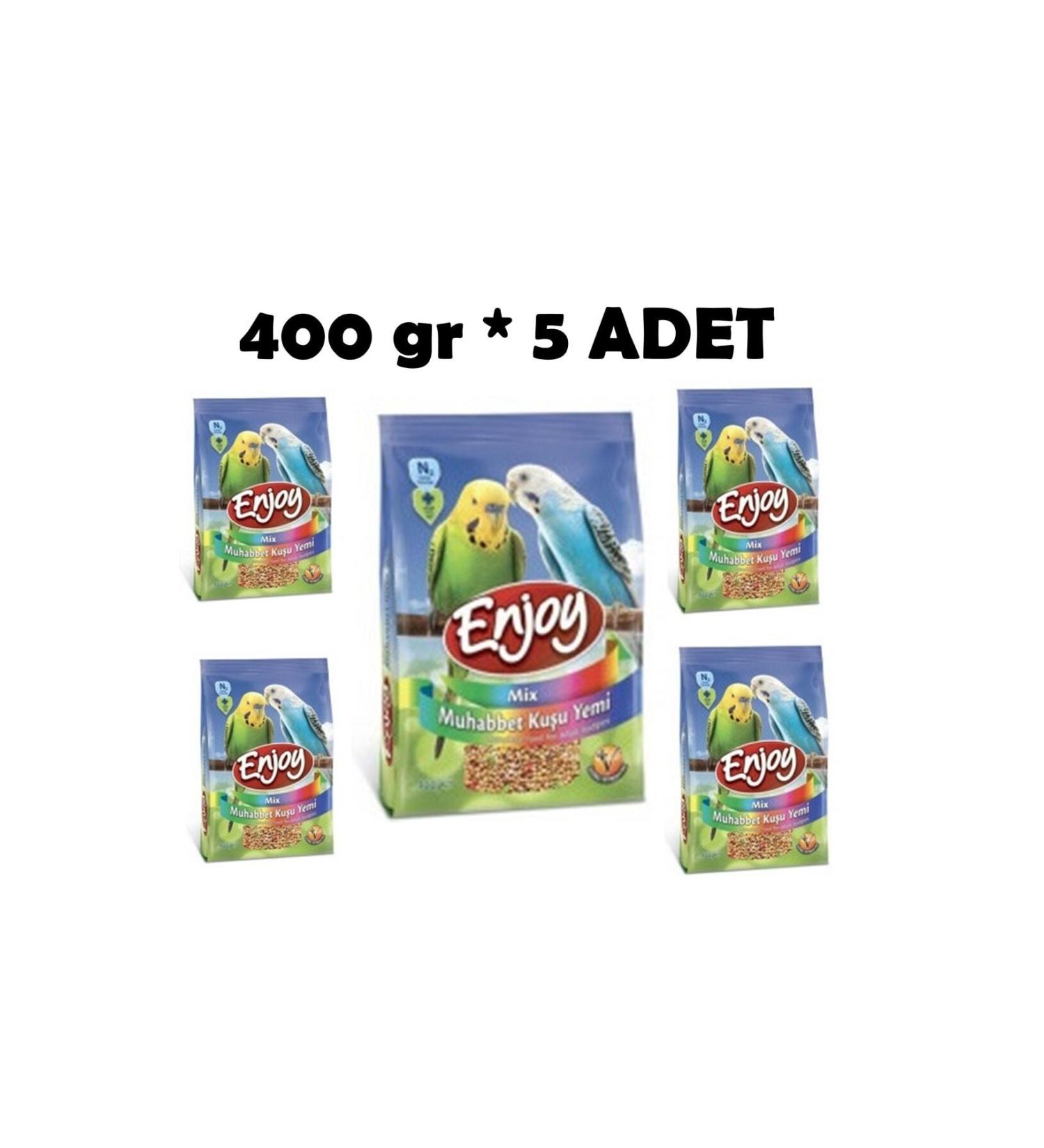 Enjoy Budgie Food Mix 400gr * 5 Packs
