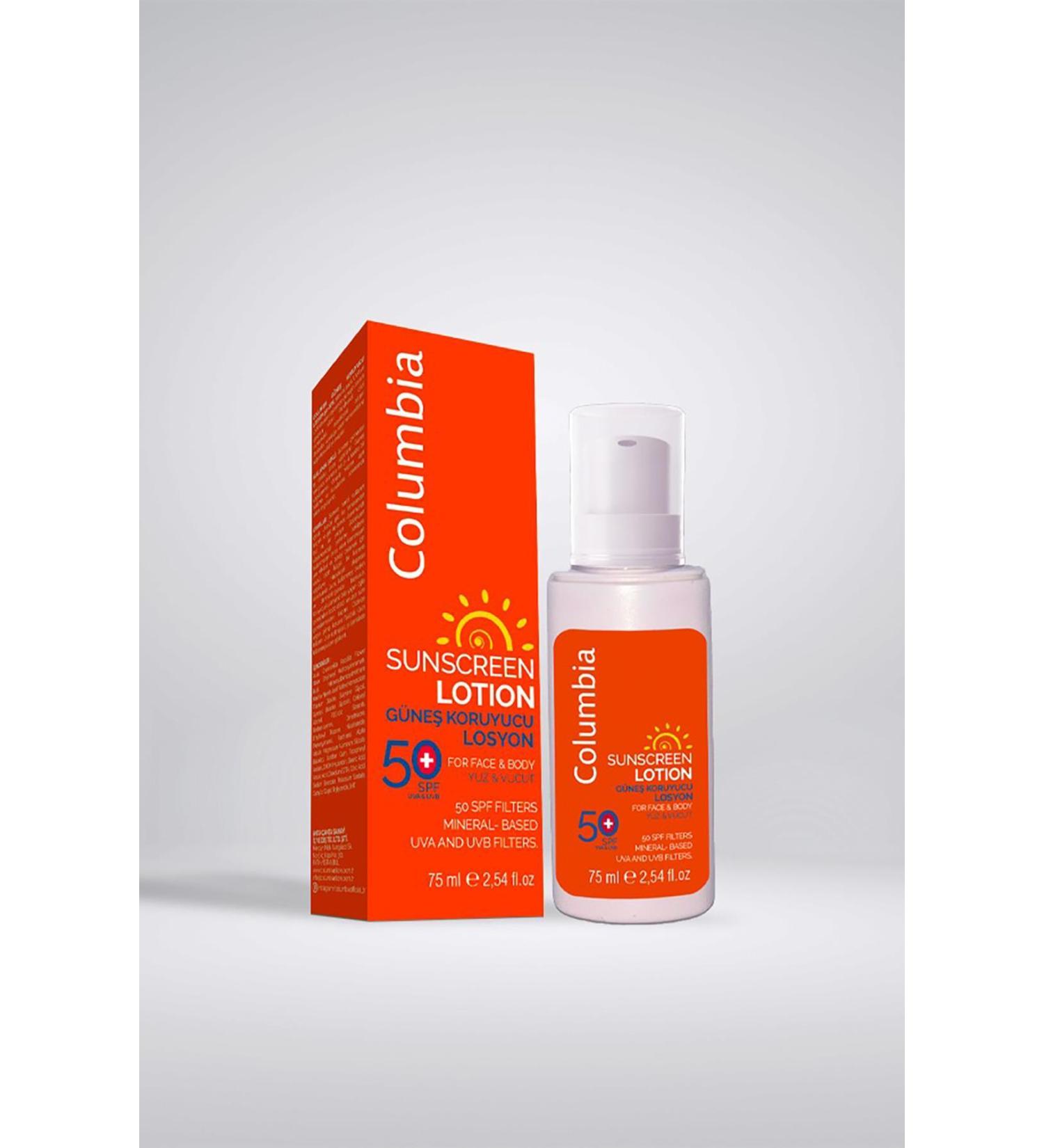 Columbia Sunscreen Lotion Bag Size 75ml - Buy Online on GoSupps.com