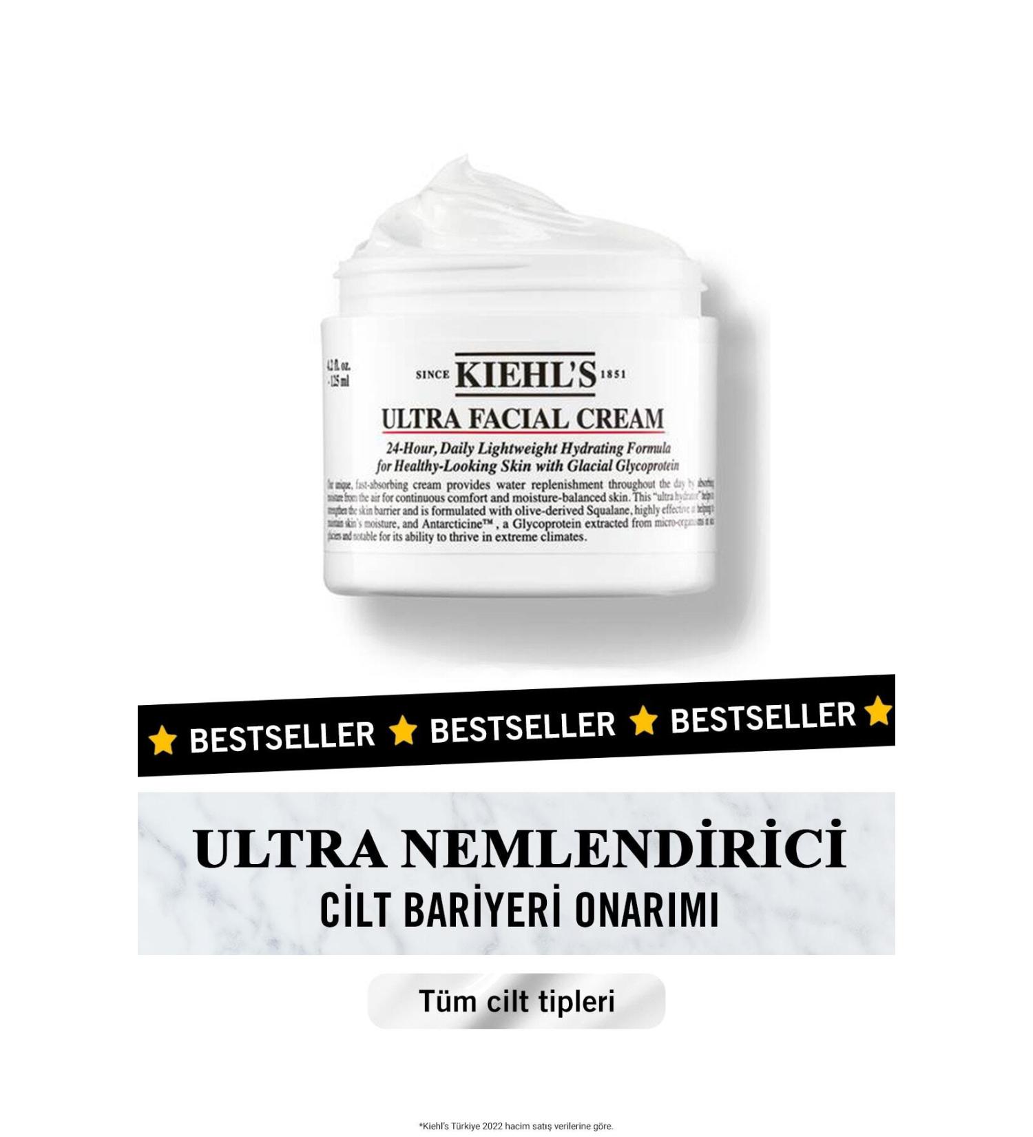 Kiehl's ULTRA FACIAL 24 HOUR MOISTURIZING DAILY CREAM 125 ML DMBA49 - Buy Online on GoSupps.com