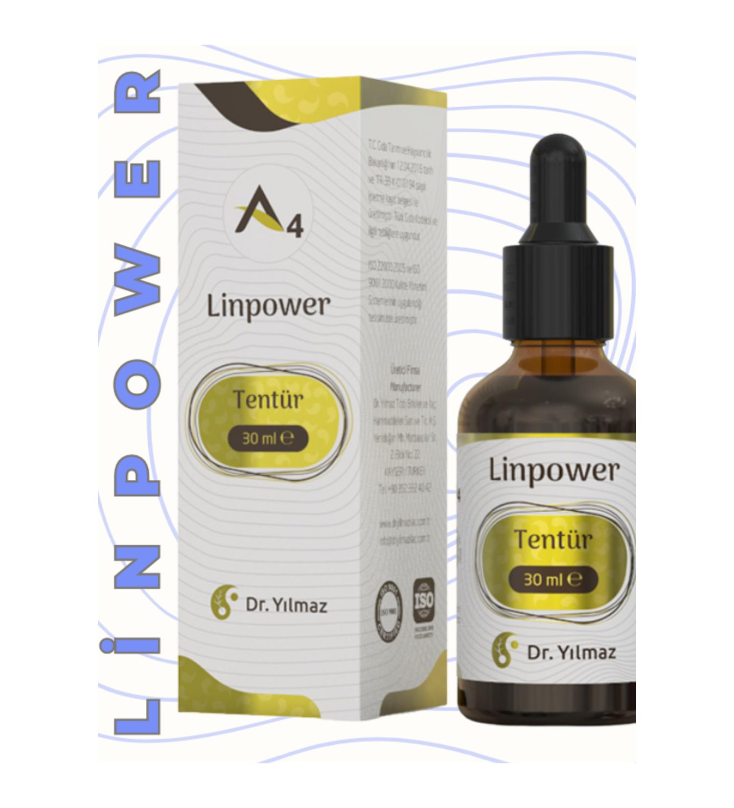 Dr. Yilmaz A4 Linpower Tincture Flaxseed licorice root ginseng ginger jujube wolfberry