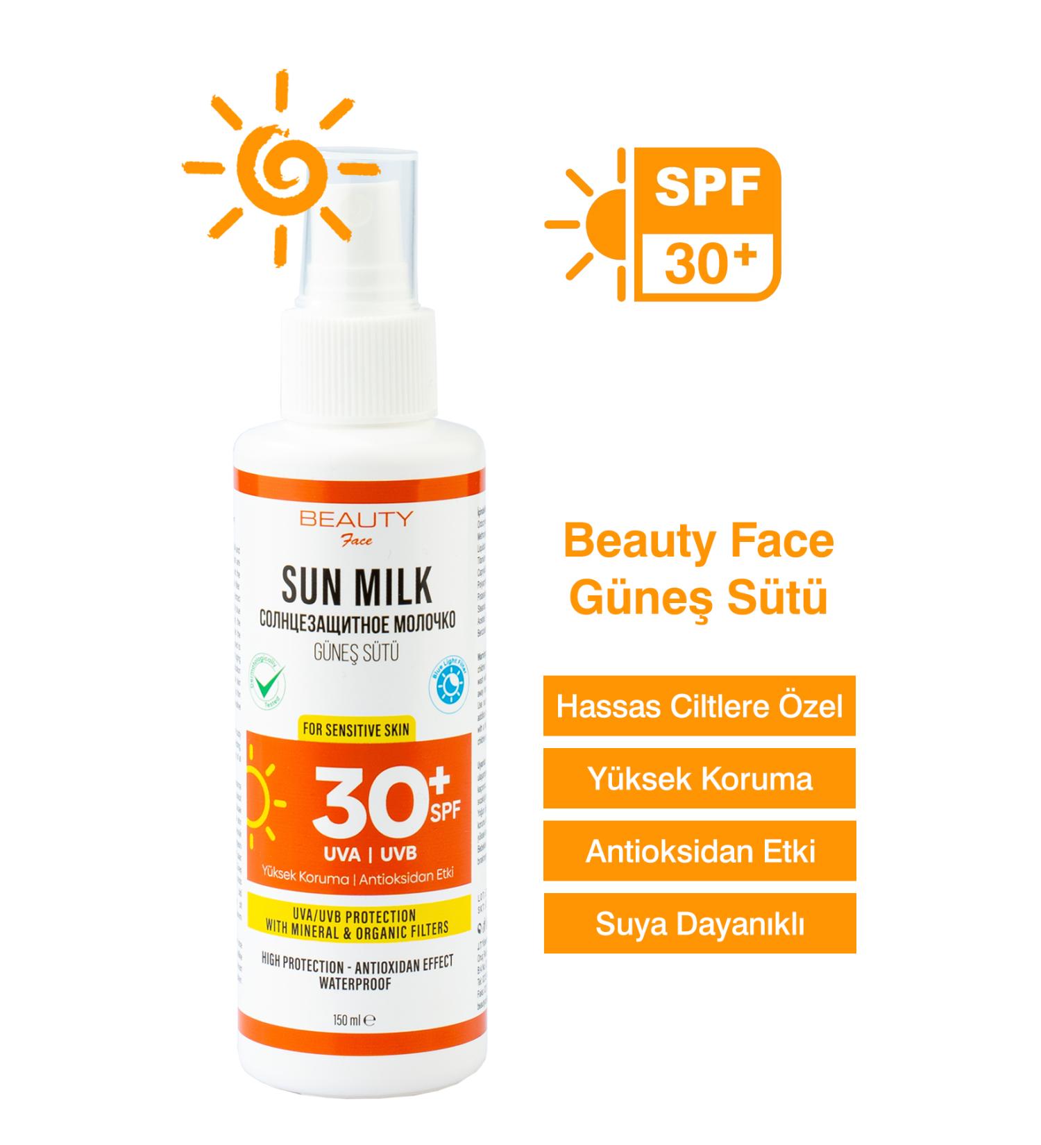 Beauty Face 30 SPF Sun Milk 150 ml
