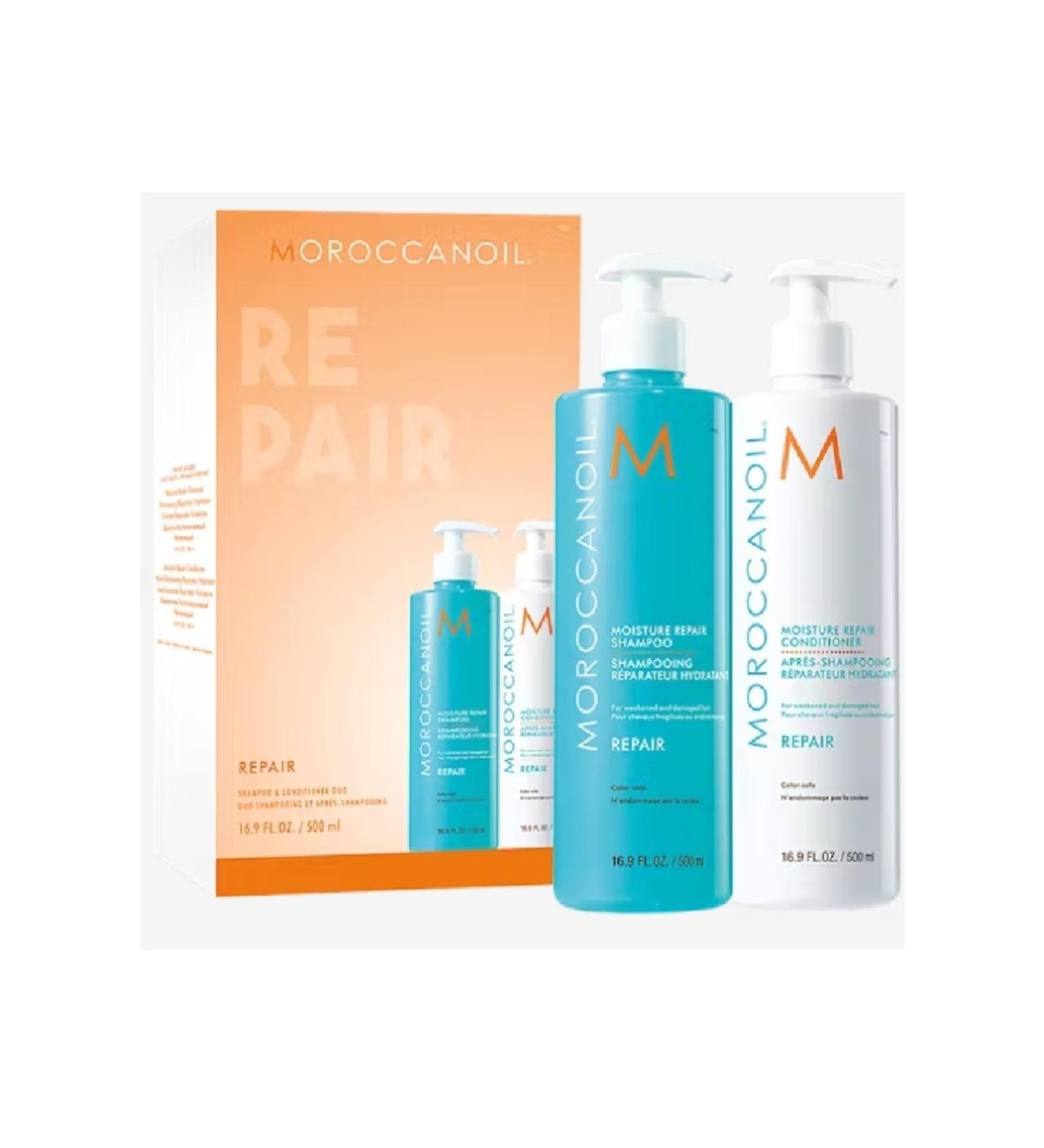 Moroccanoil Moisture Repair - Moisture Balancing Argan Oil Shampoo and Conditioner 1345 MRCLE 58 TRUSTY730