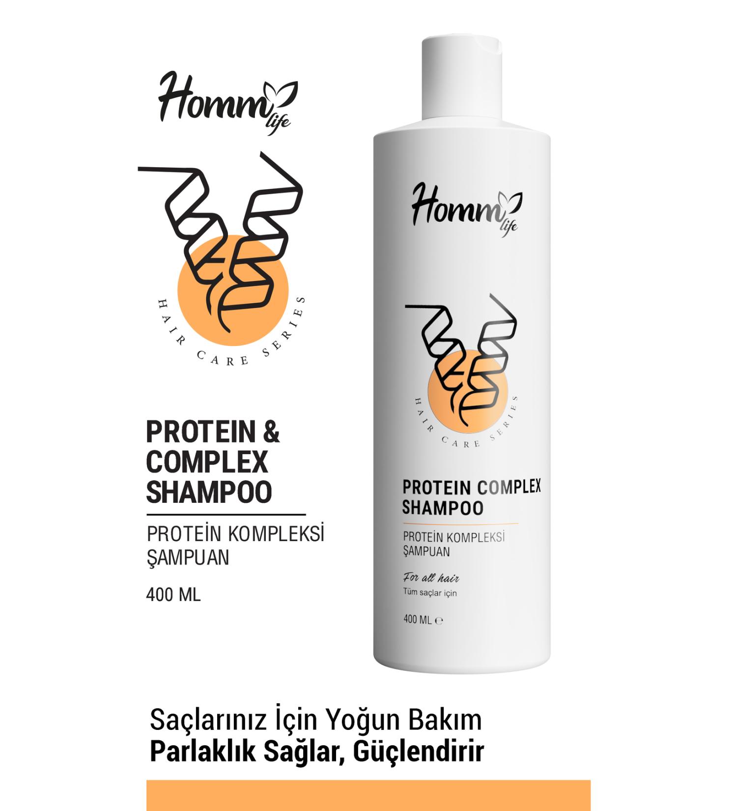 Homm Life Protein Complex Shampoo 400 ml - Buy Online on GoSupps.com