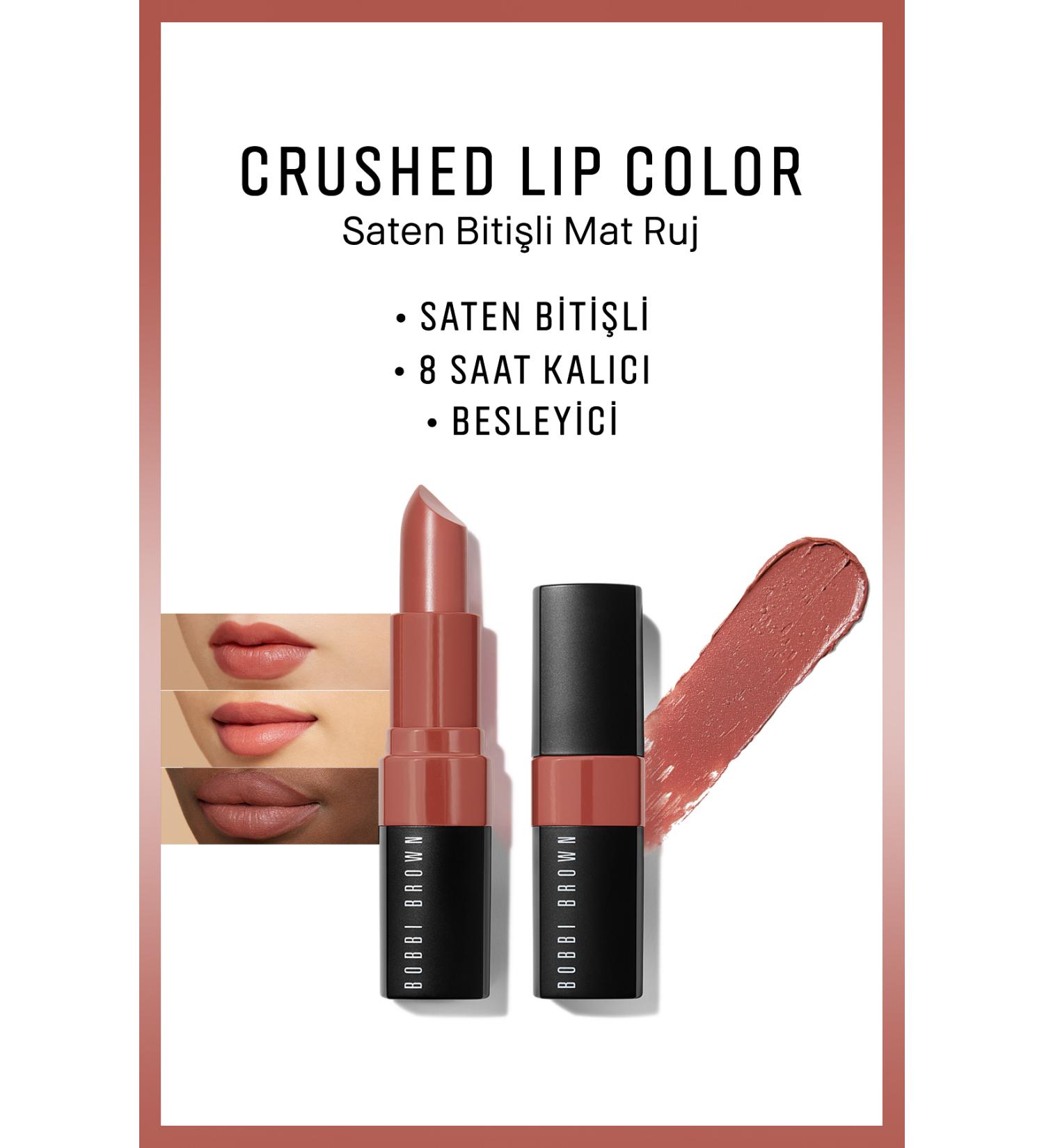 Bobbi Brown ITALIAN ROSE - CRUSHED LIP COLOR SATIN FINISH MATTE LIPSTICK PSSN314