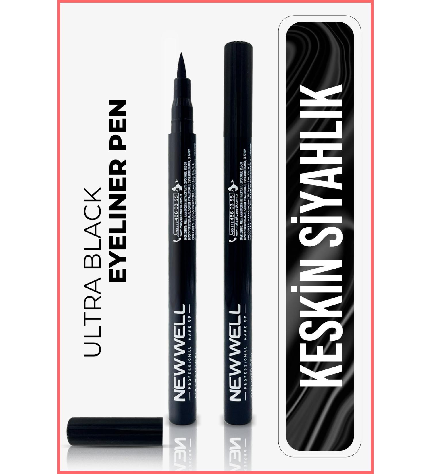 New Well Ultra Black Eyeliner Pen 8680097213327 - Buy Online on GoSupps.com