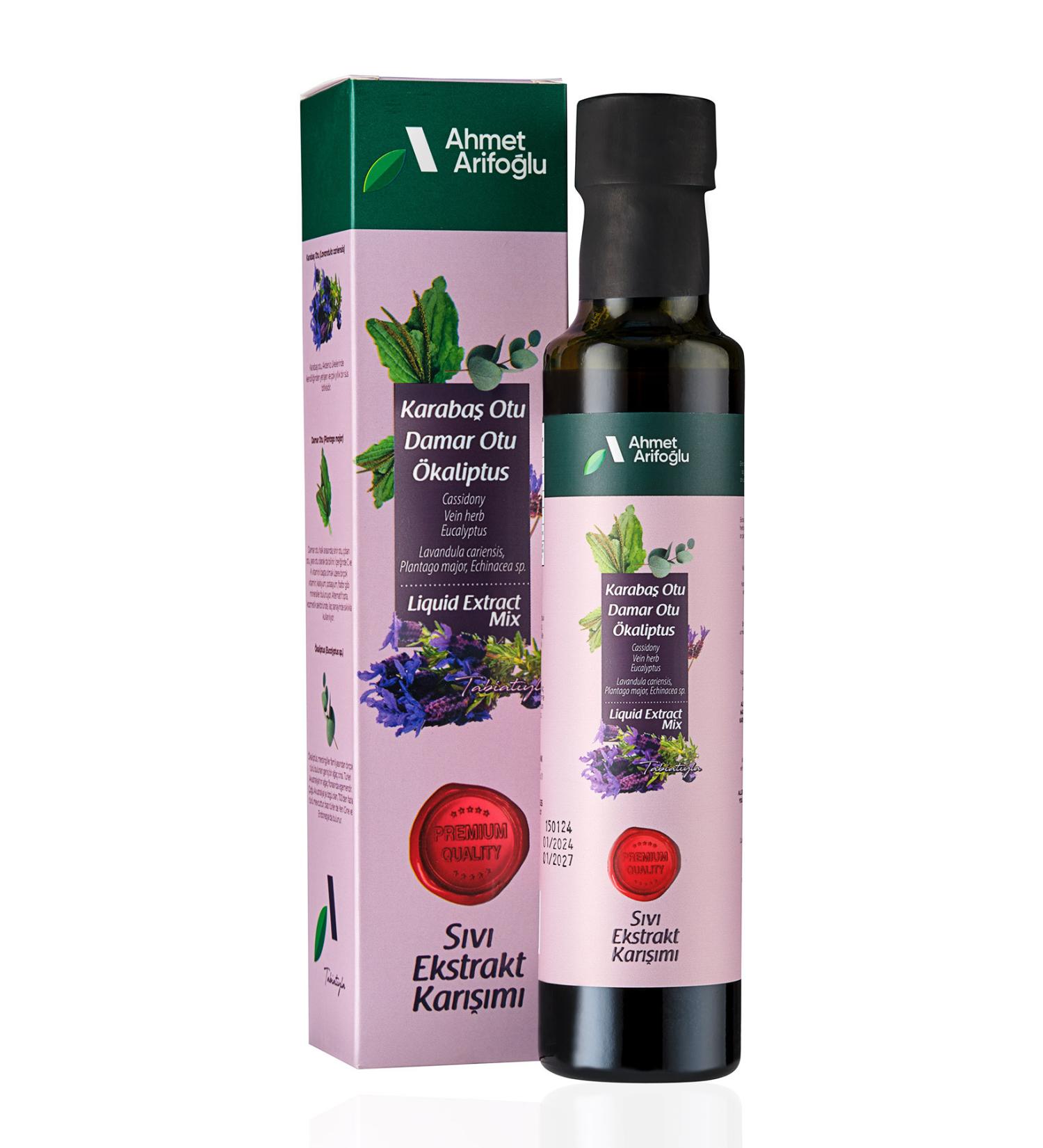 Ahmet Arifo lu Karabas Vascular Herb Eucalyptus Liquid Extract 225 ml - Buy Online on GoSupps.com