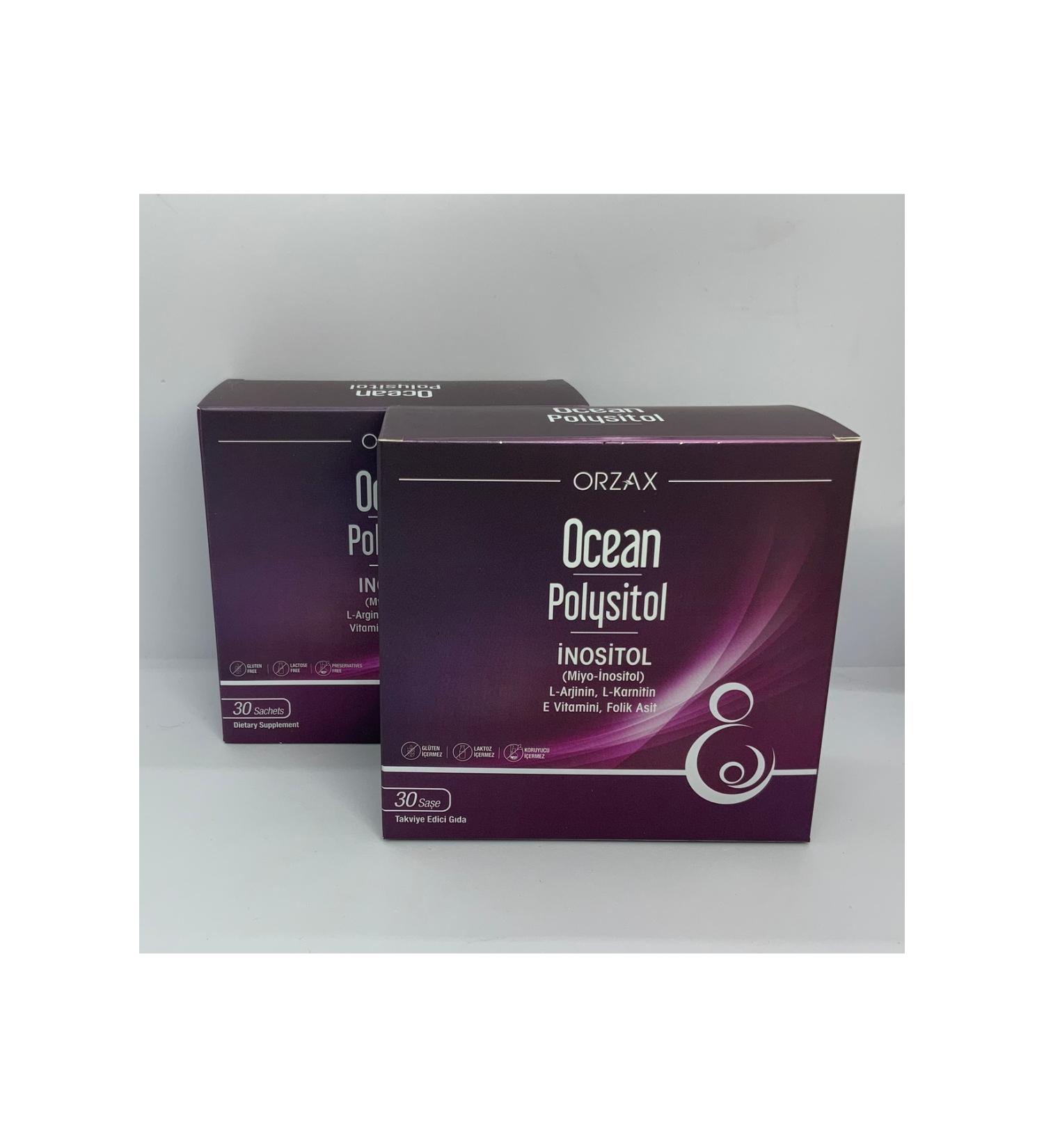Orzax Ocean Polysitol Inositol 30 Sachet Food Supplement 2 Pieces - Buy Online on GoSupps.com