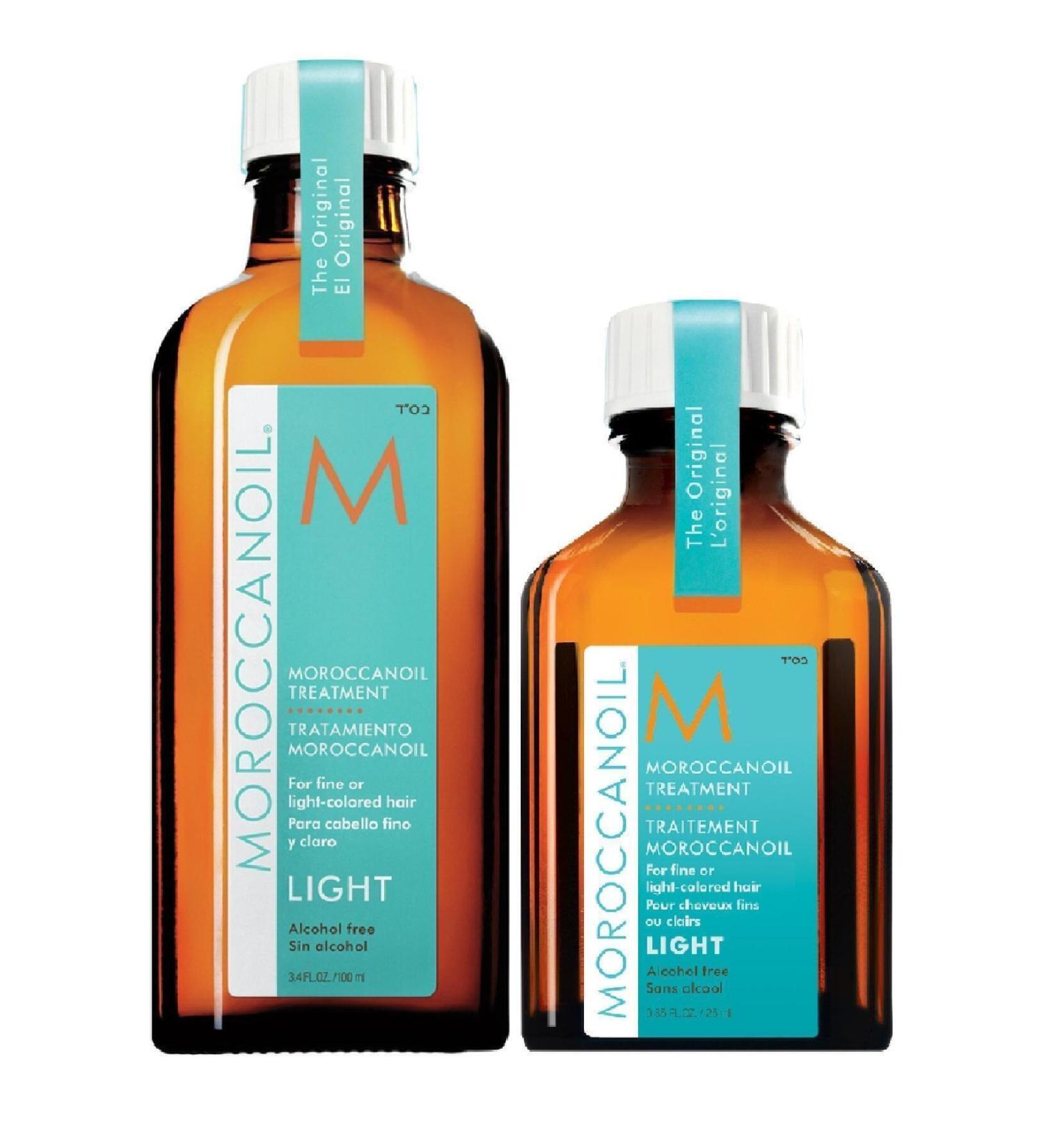 Moroccanoil Treatment Light Argan Care Oil 100ml + 25ml Set of 2 PRL142 TRUSTY