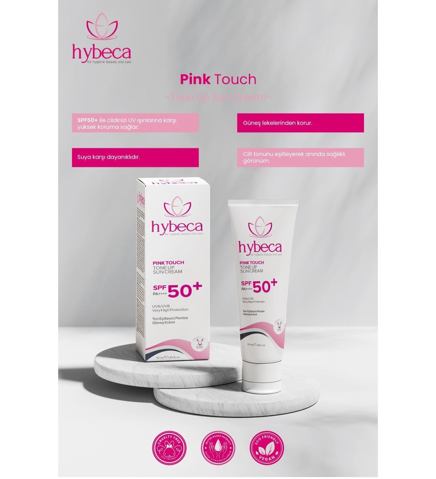 Hybeca Tone Equalizer SPF 50 High Protection Pink Sunscreen for All Skin Types 50 ml - Buy Online on GoSupps.com