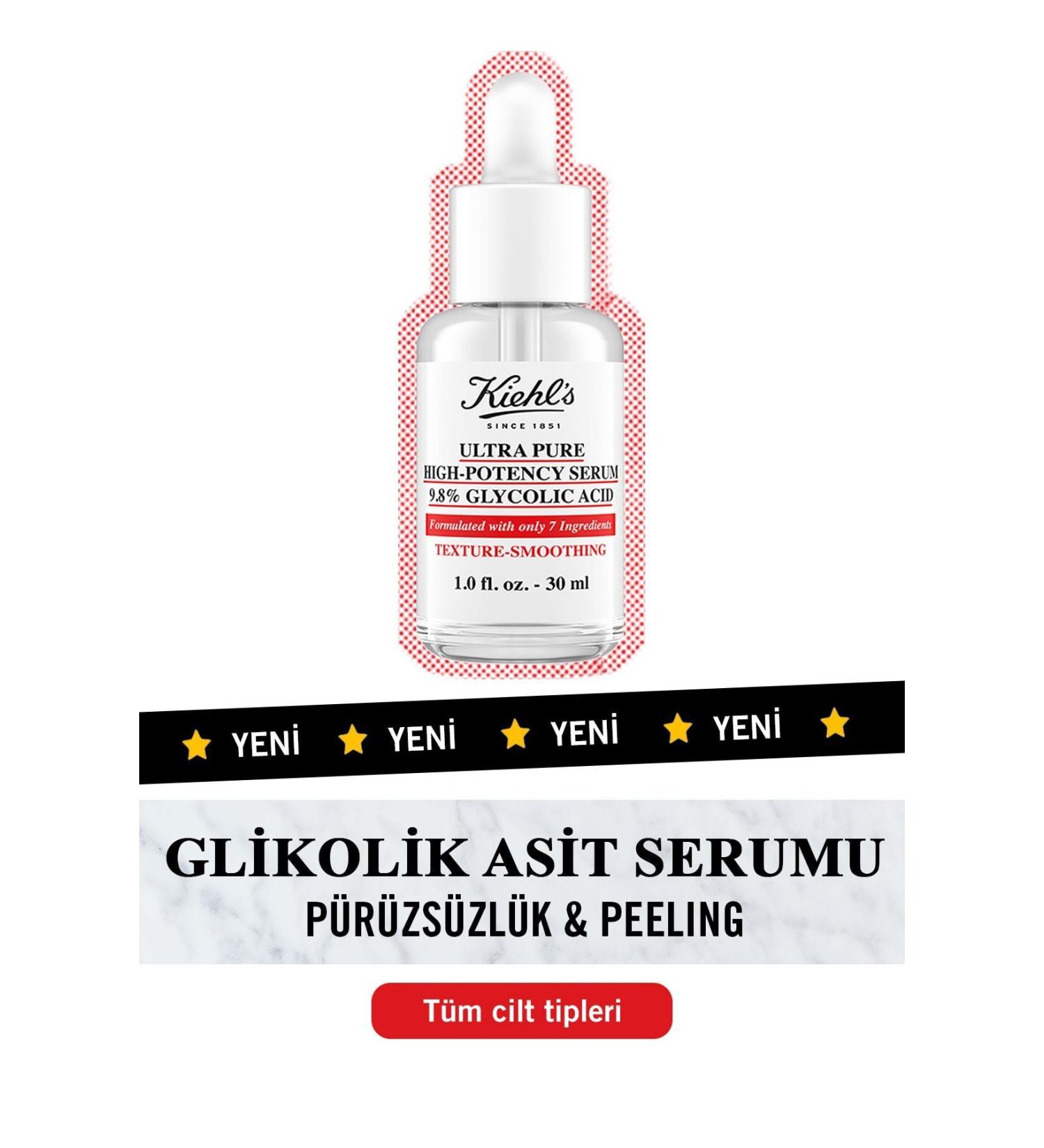 Kiehl's Pore Tightening Smoothing Purifying Face Serum 30 ml - Buy Online on GoSupps.com