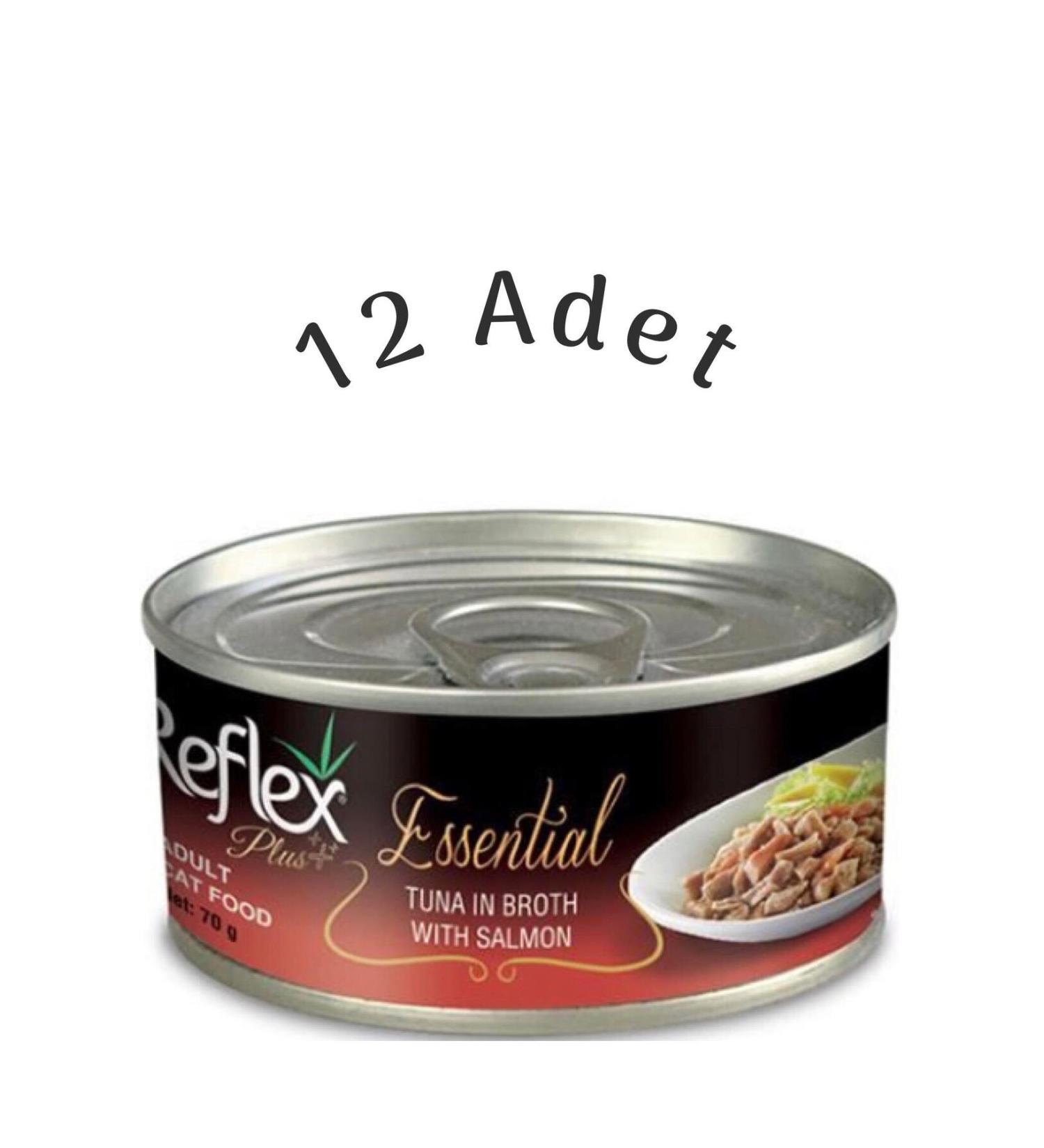 Reflex Plus Essential Tuna Salmon Cat Canned Food (12 pieces)