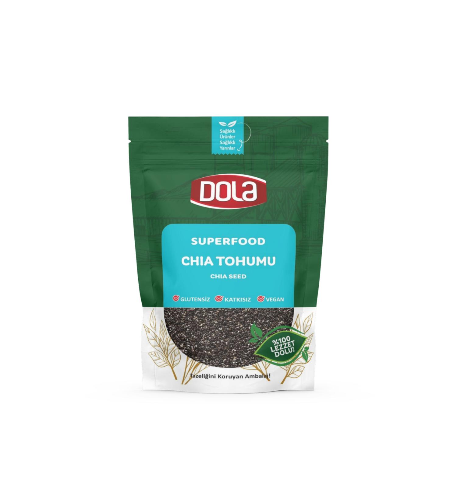 Dola Gluten Free Chia Seeds 400 Gr.