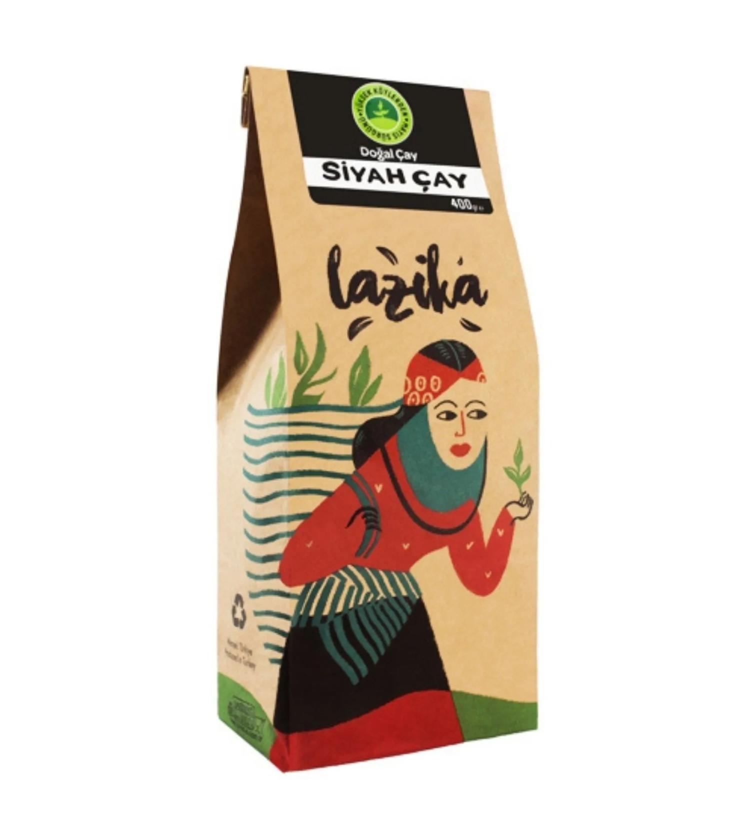 LAZIKA Lazika Natural Black Tea 400 G - Buy Online on GoSupps.com