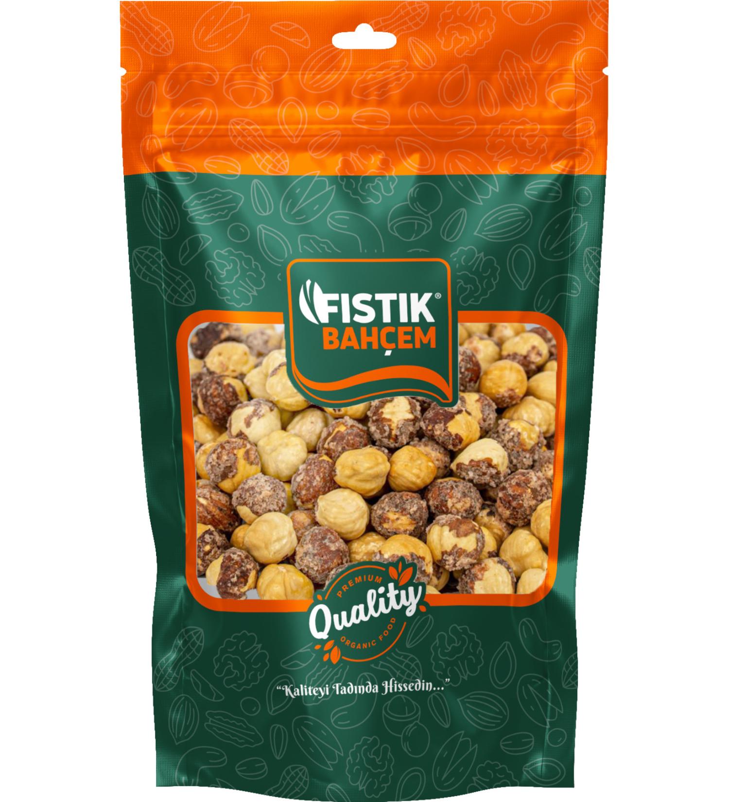 PISTACHIOS GARDEN Hazelnut Kernels Salted Roasted Skin Giresun 1 Kg